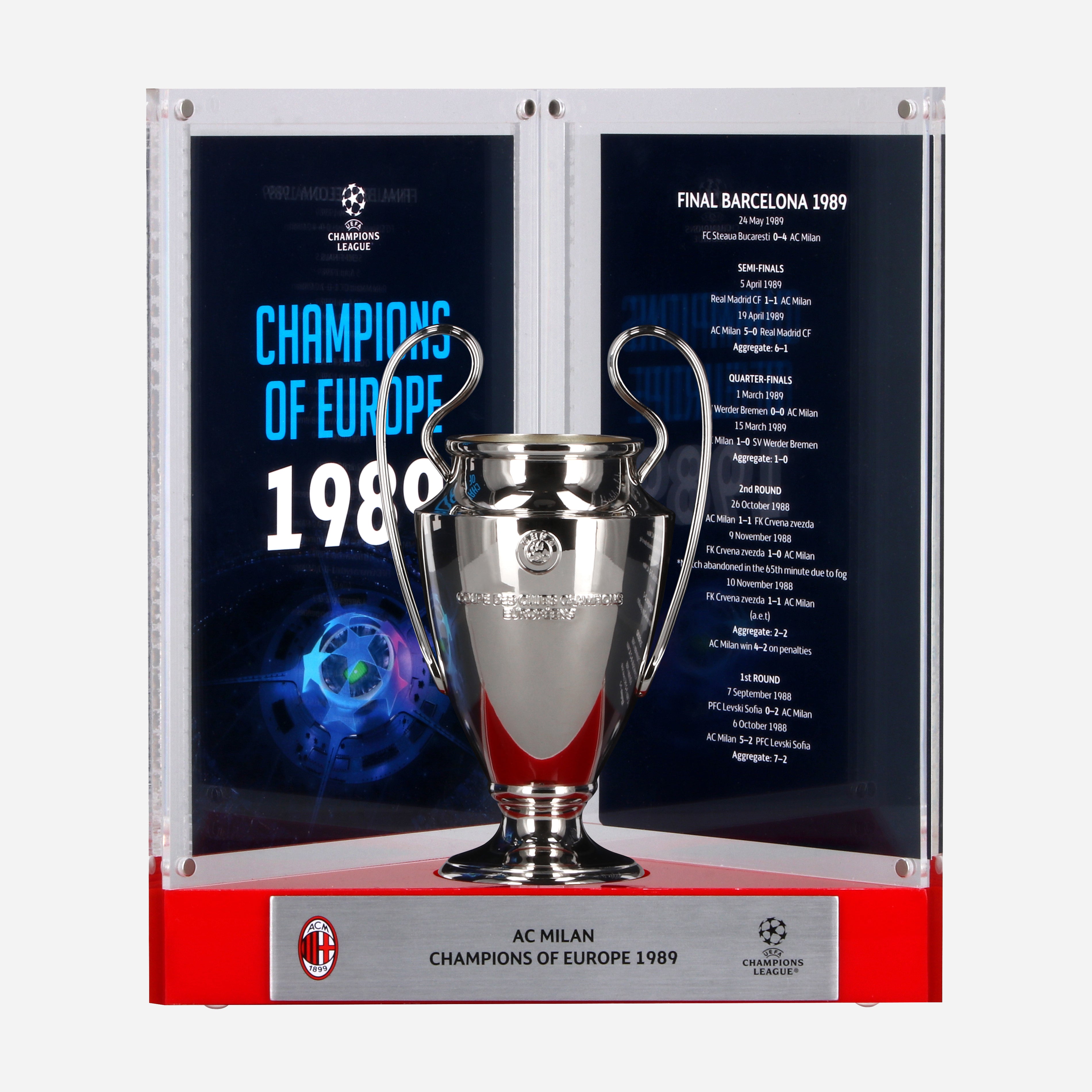 AC Milan Le Livre Ouvert locandina 150 mm 1989