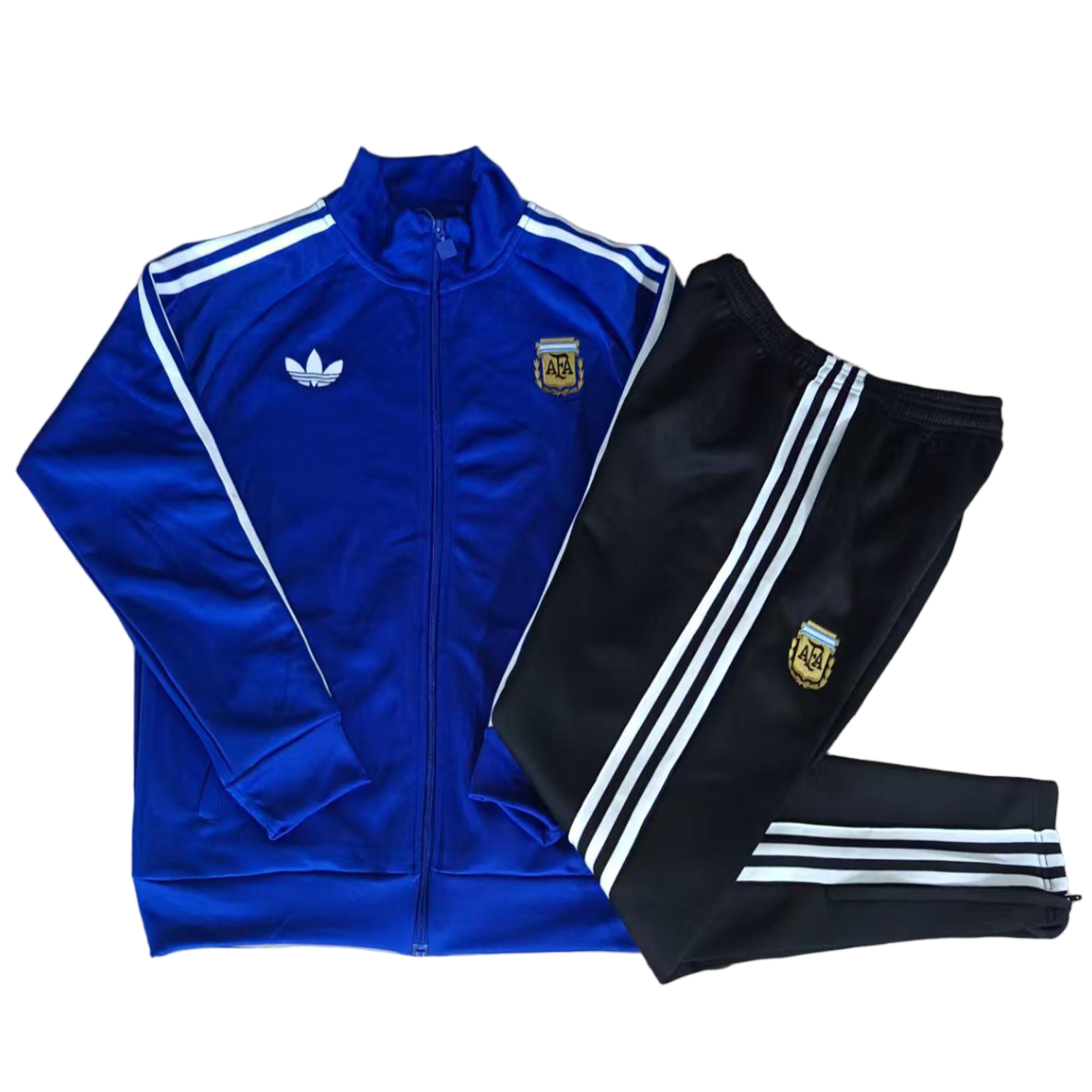 Argentina Tuta 2026/27 blu reale e nera zip intera S-XXL