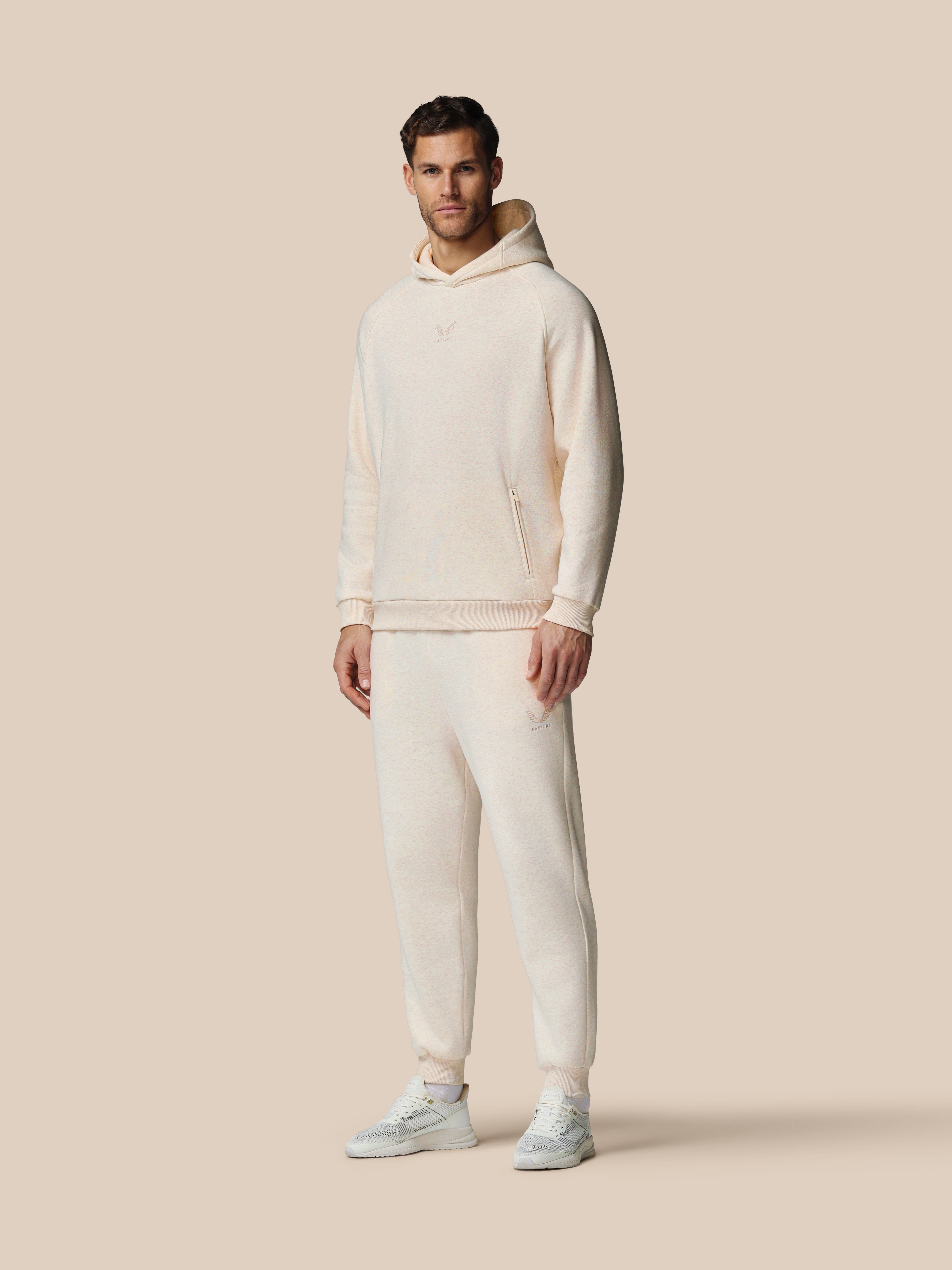 Castore Adapt hoodie uomo cotone fleece oatmeal