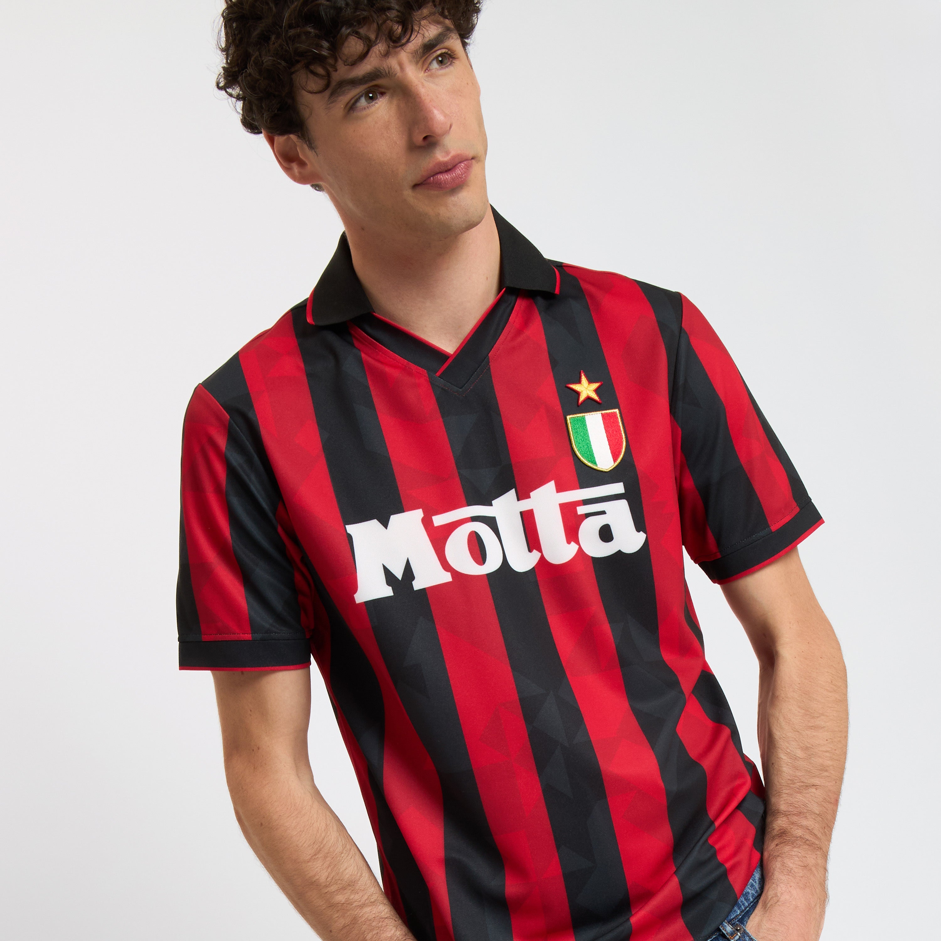 Milan Historical Home 1993/94 maglia retro uomo rossonera