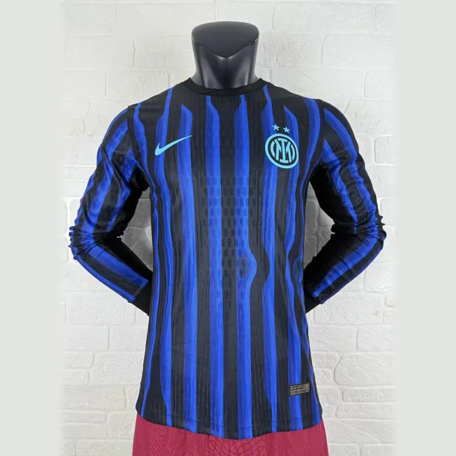 Inter 2025/26 Prima Maglia Manica Lunga Player