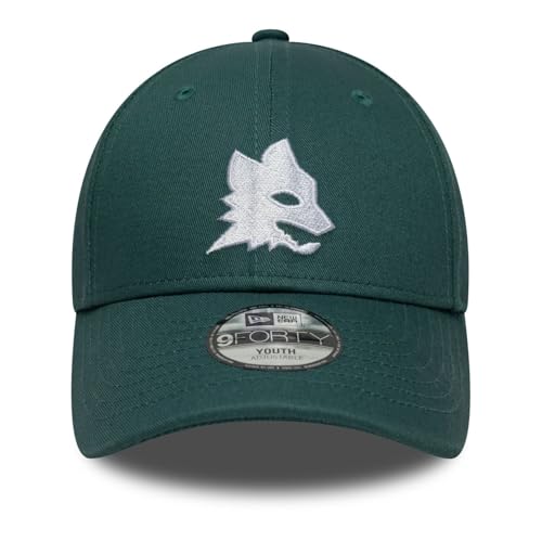 Roma Fanshop Cappello Kids 9FORTY Wolf Dark Green bimbo