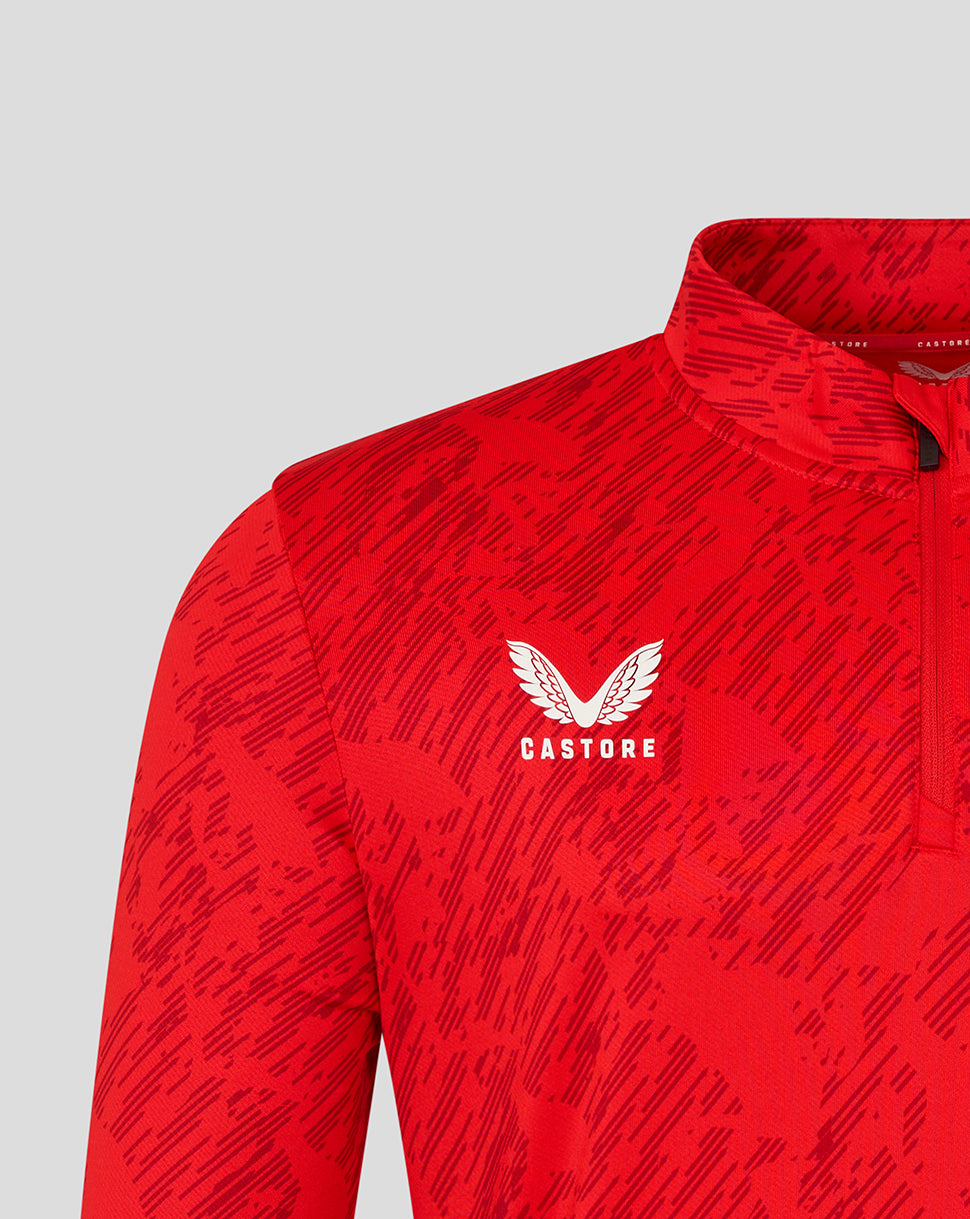 FC Twente Matchday Midlayer Top 25/26 felpa uomo rossa