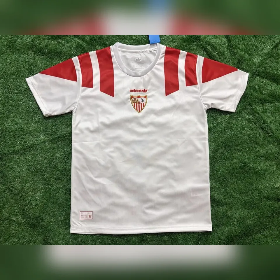 Tifoso Store Siviglia 2026/27 maglia bianca spalle rosse