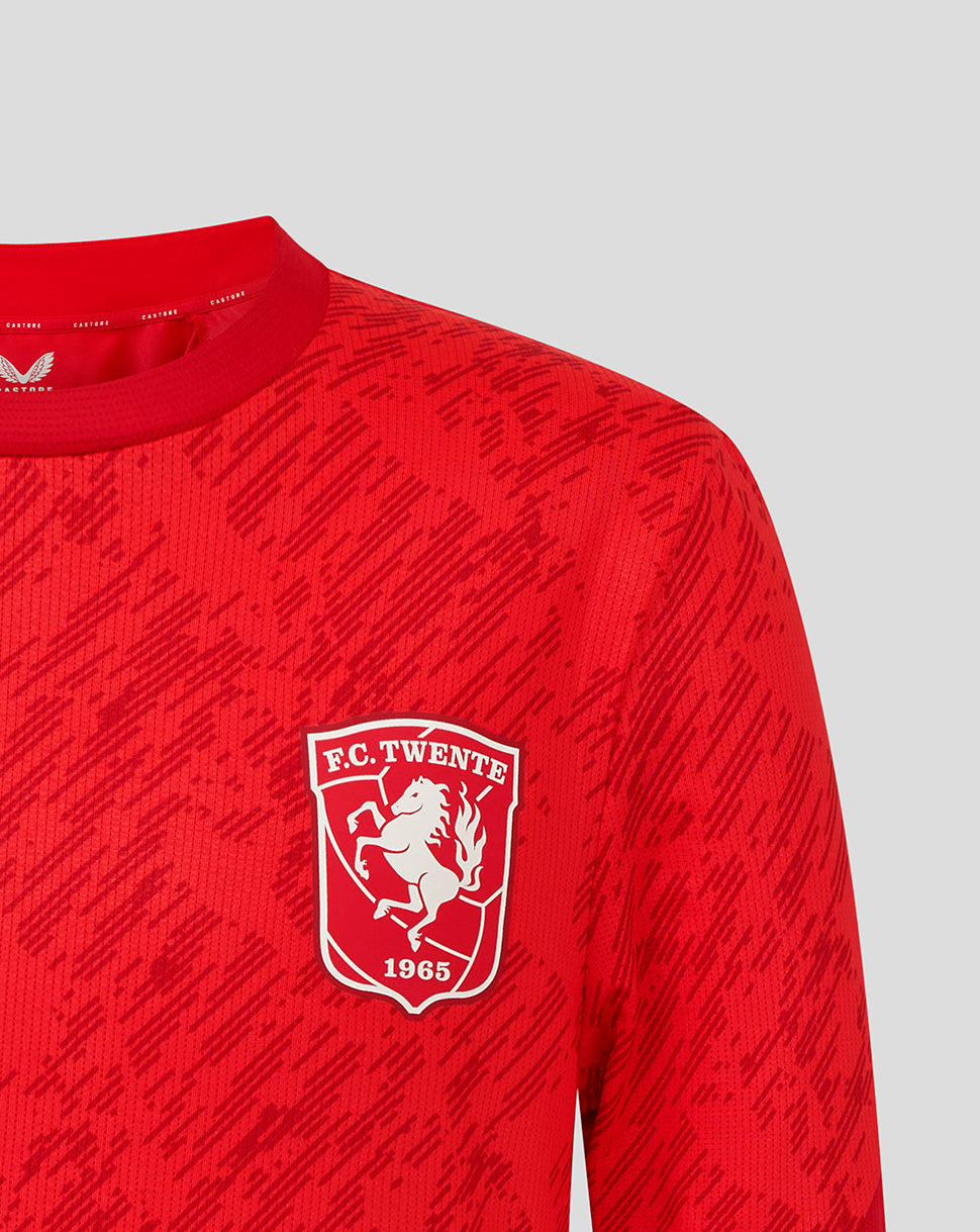 Twente Matchday maglietta junior 25/26 rosso tomato