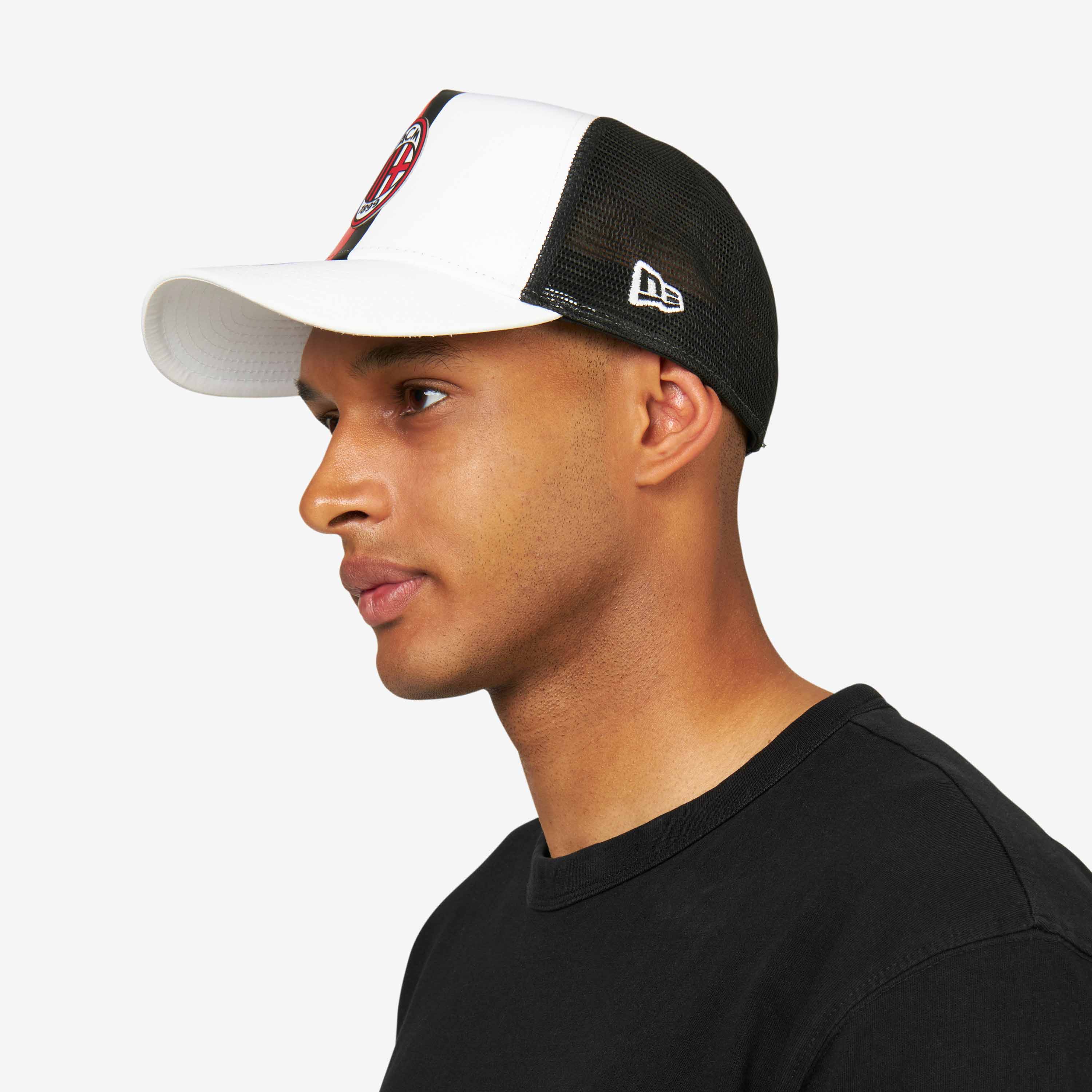 AC Milan New Era Trucker Cap con Logo cappellino nero taglia unica