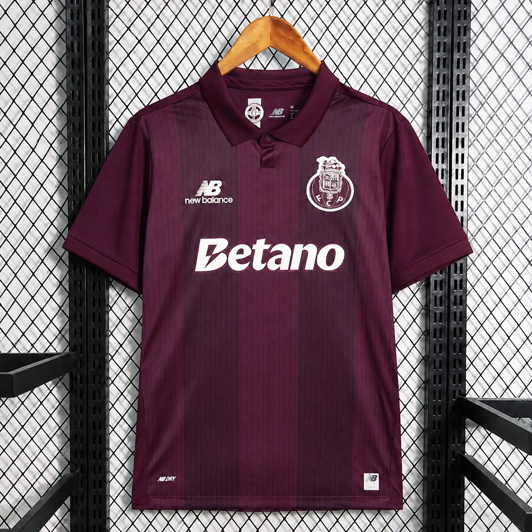 Porto 2026/27 maglia away bordeaux tifoso taglia S-4XL