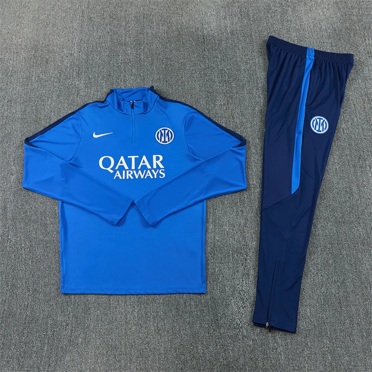 Tifoso Store Inter 2026/27 tuta blu mezza zip royal