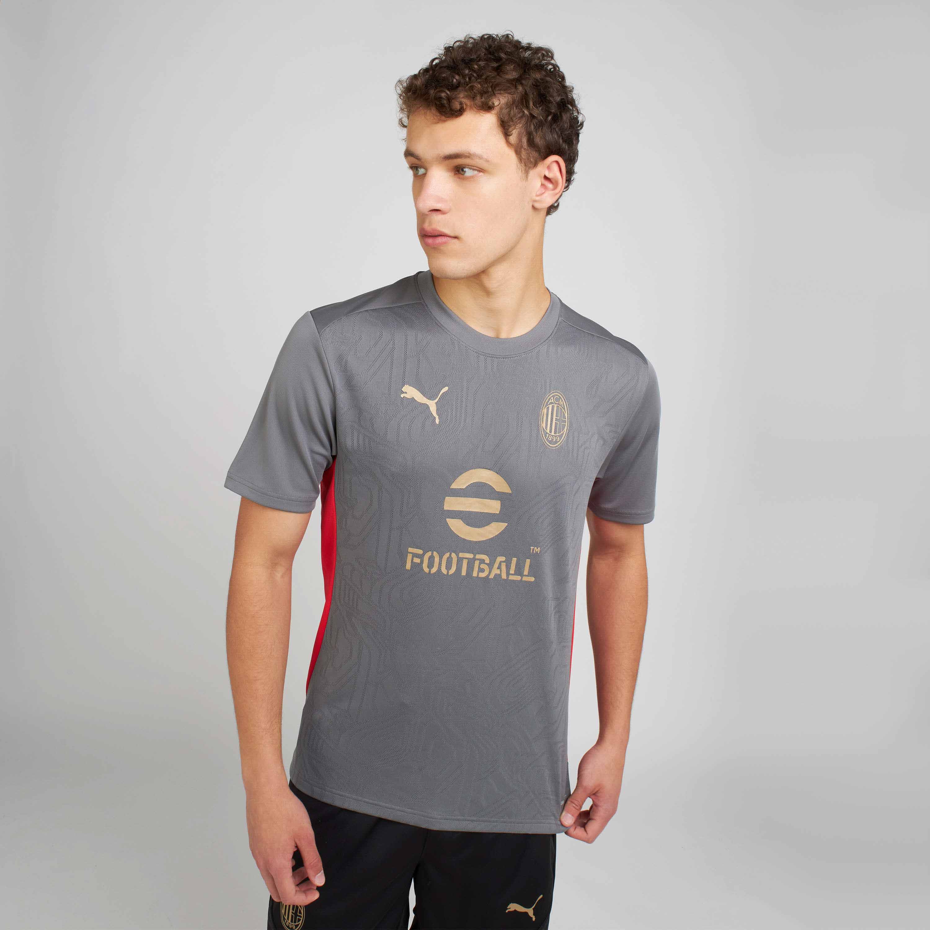 AC Milan Training 2024/25 maglia uomo slim