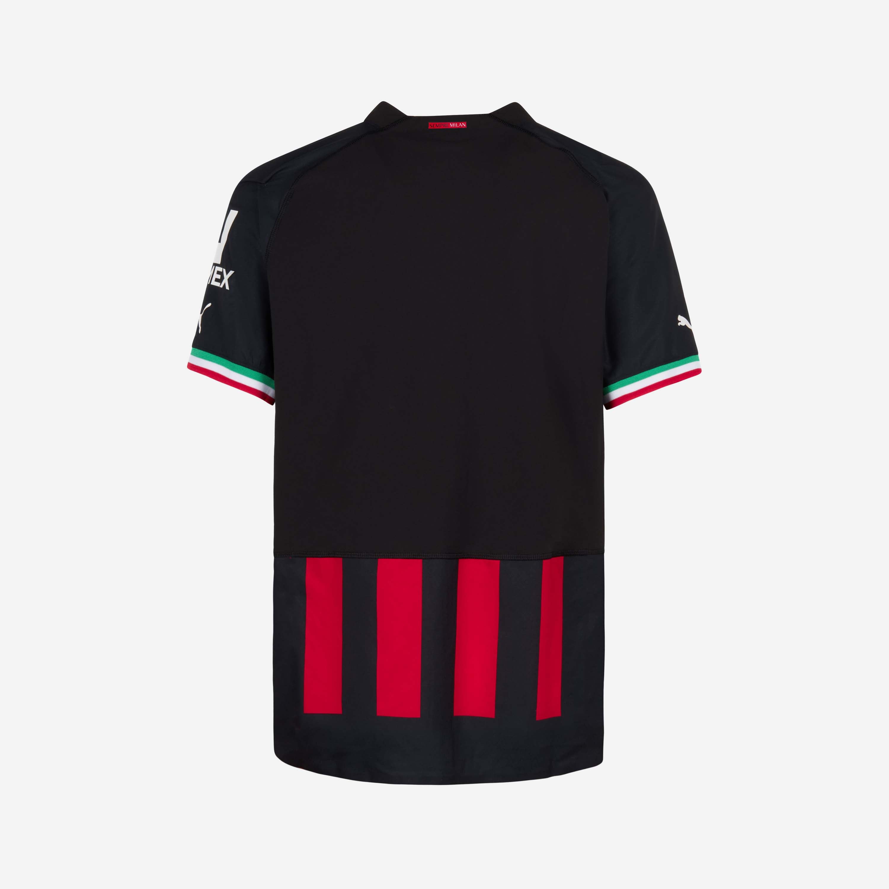 AC Milan Kit Gara Home Authentic 2022/23 maglia Saelemaekers 56 L