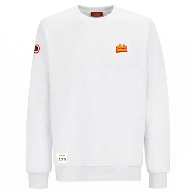 Roma Fanshop Solo la Roma Felpa Unisex Bordeaux Nero