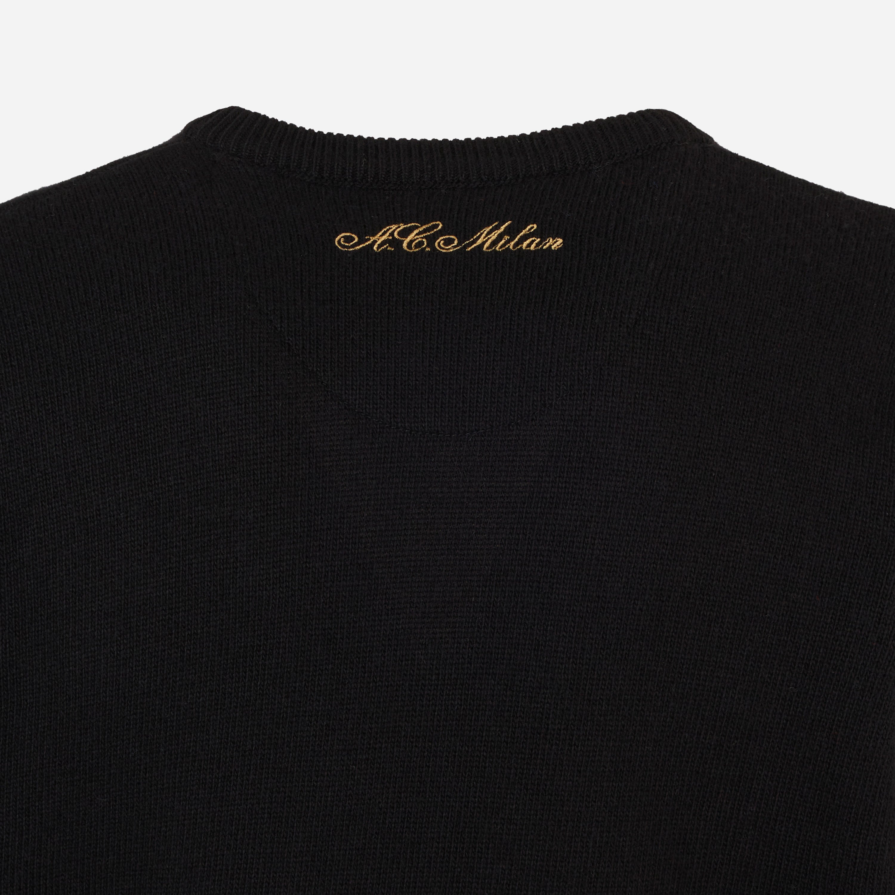 AC Milan Club 1899 maglione nero lana cashmere