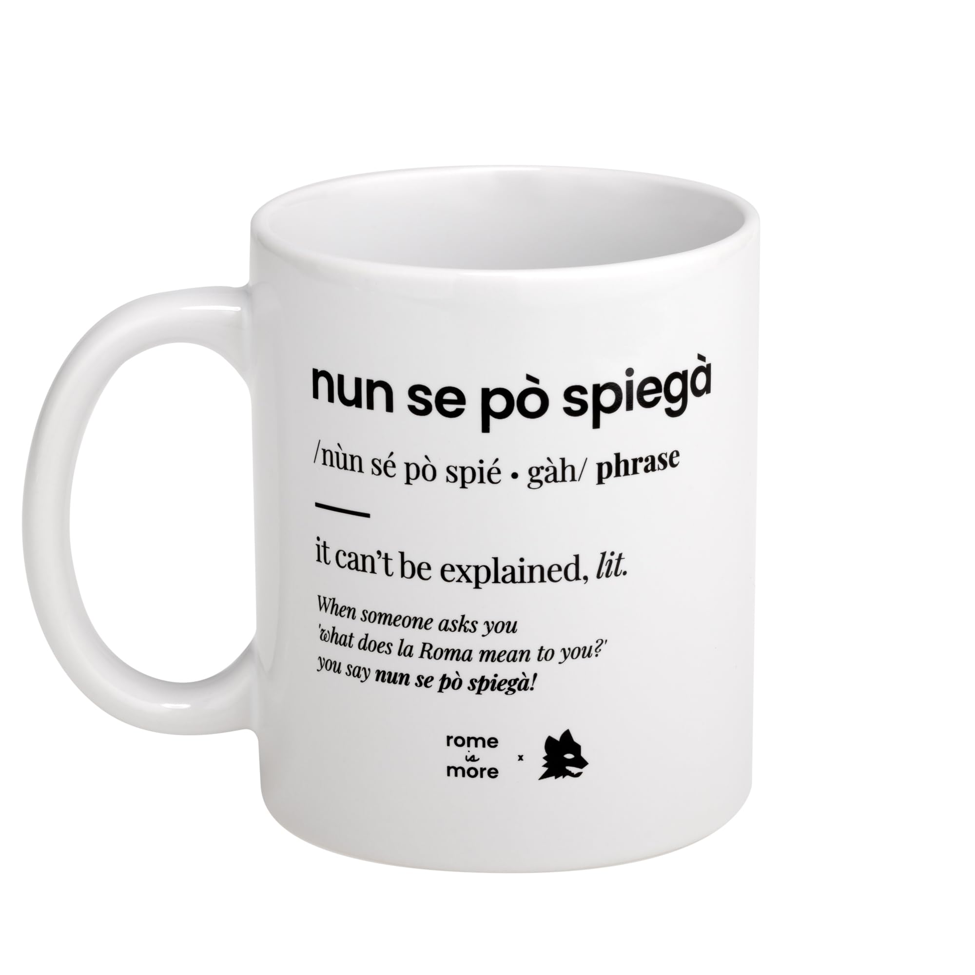 AS Roma Tazza Nun Se Po' Spiegà mug tifosi