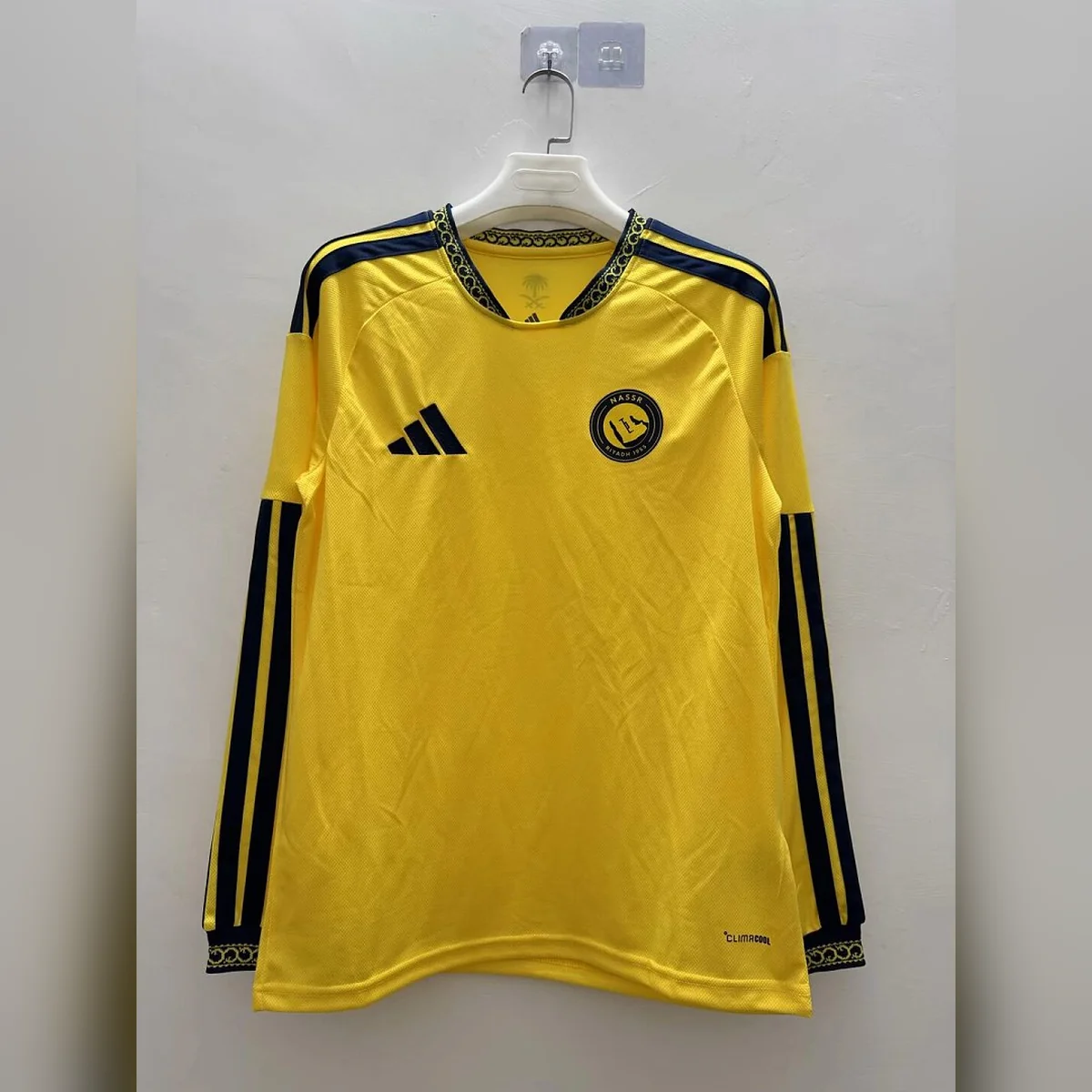 Al-Nassr Maglie da Calcio prima maglia manica lunga 2026/27 gialla