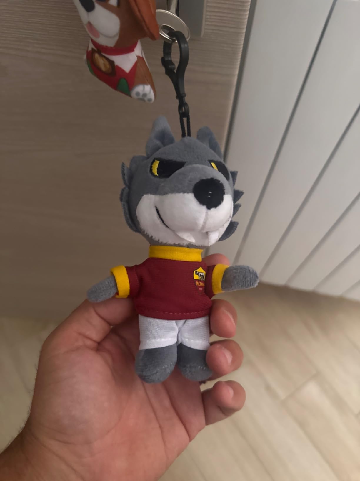 Roma Fanshop Teddy Portachiavi peluche orsetto ufficiale