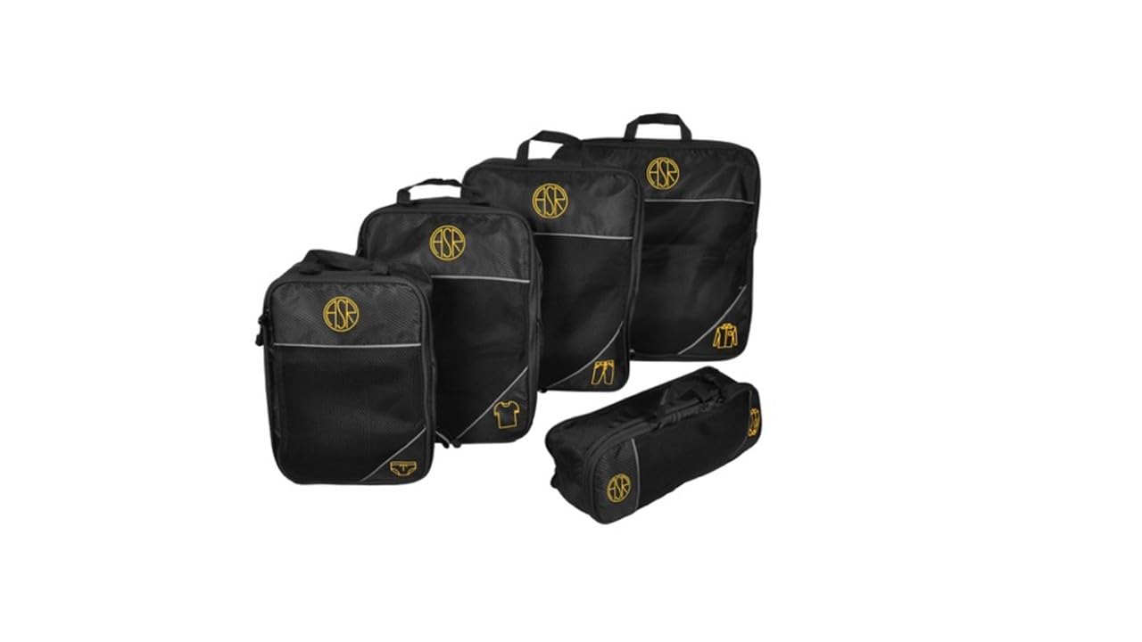 Roma Fanshop Organizer Valigia 5 Pezzi Nero AS Roma