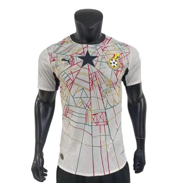 Ghana Player Version Prima Maglia Mondiali 2026 bianca