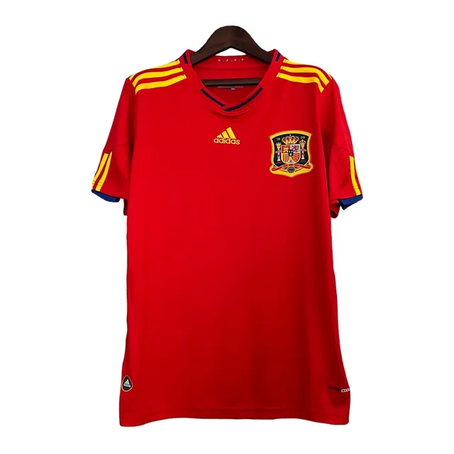 Tifoso Store Spagna 2010 Maglia Calcio Home Rossa S-XXL Retro