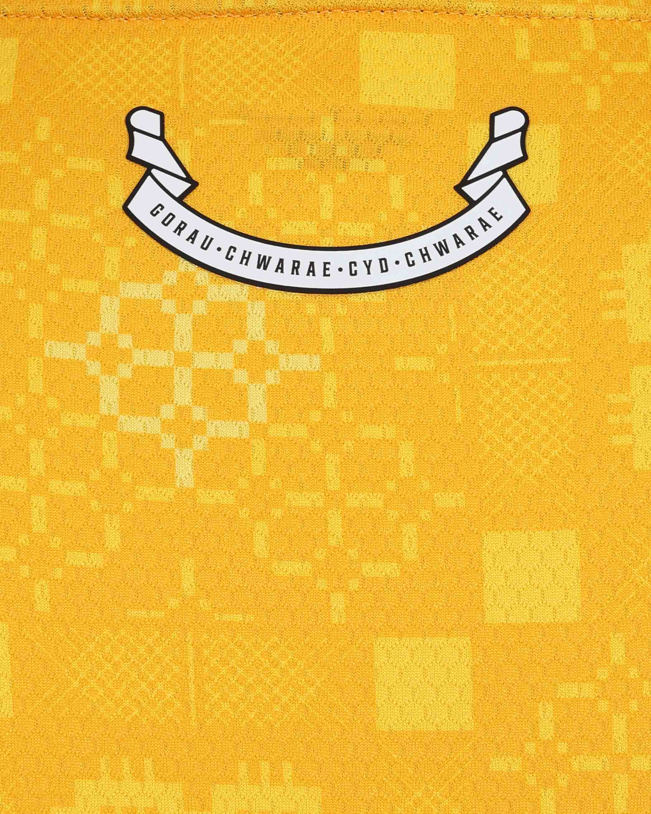 Wales Away Kit SUDU 2026-27 Pro maglia gialla donna