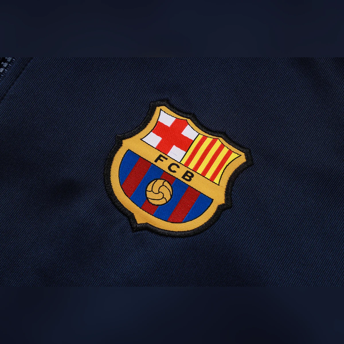 Tifoso Store Barcellona 2026/27 tuta full zip blu navy rossa