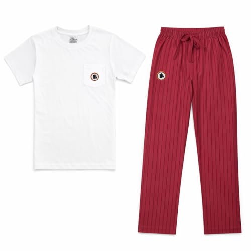 Roma Fanshop Abbigliamento pigiama uomo L lupetto cotone
