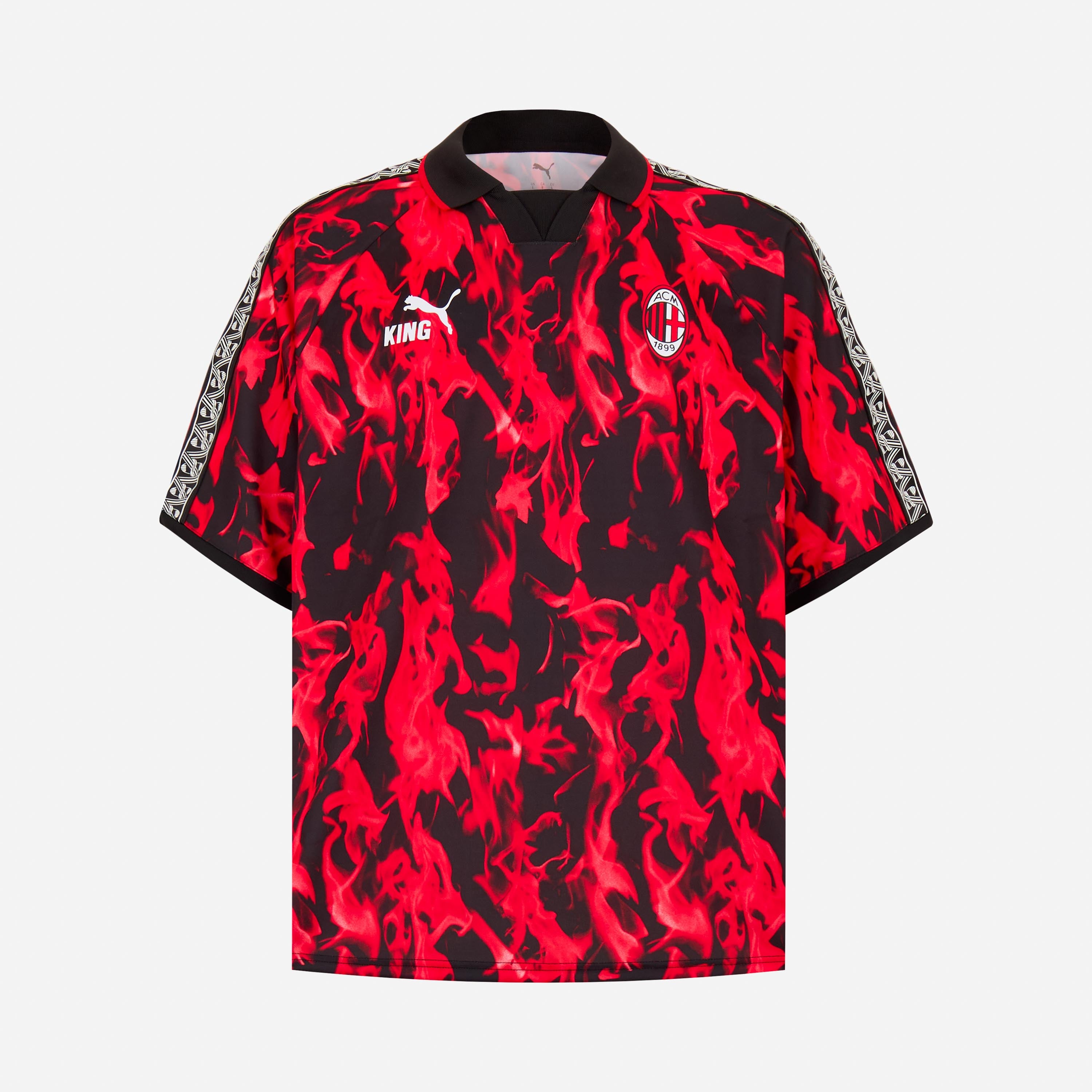 AC Milan King maglia uomo rossonera con collo Puma