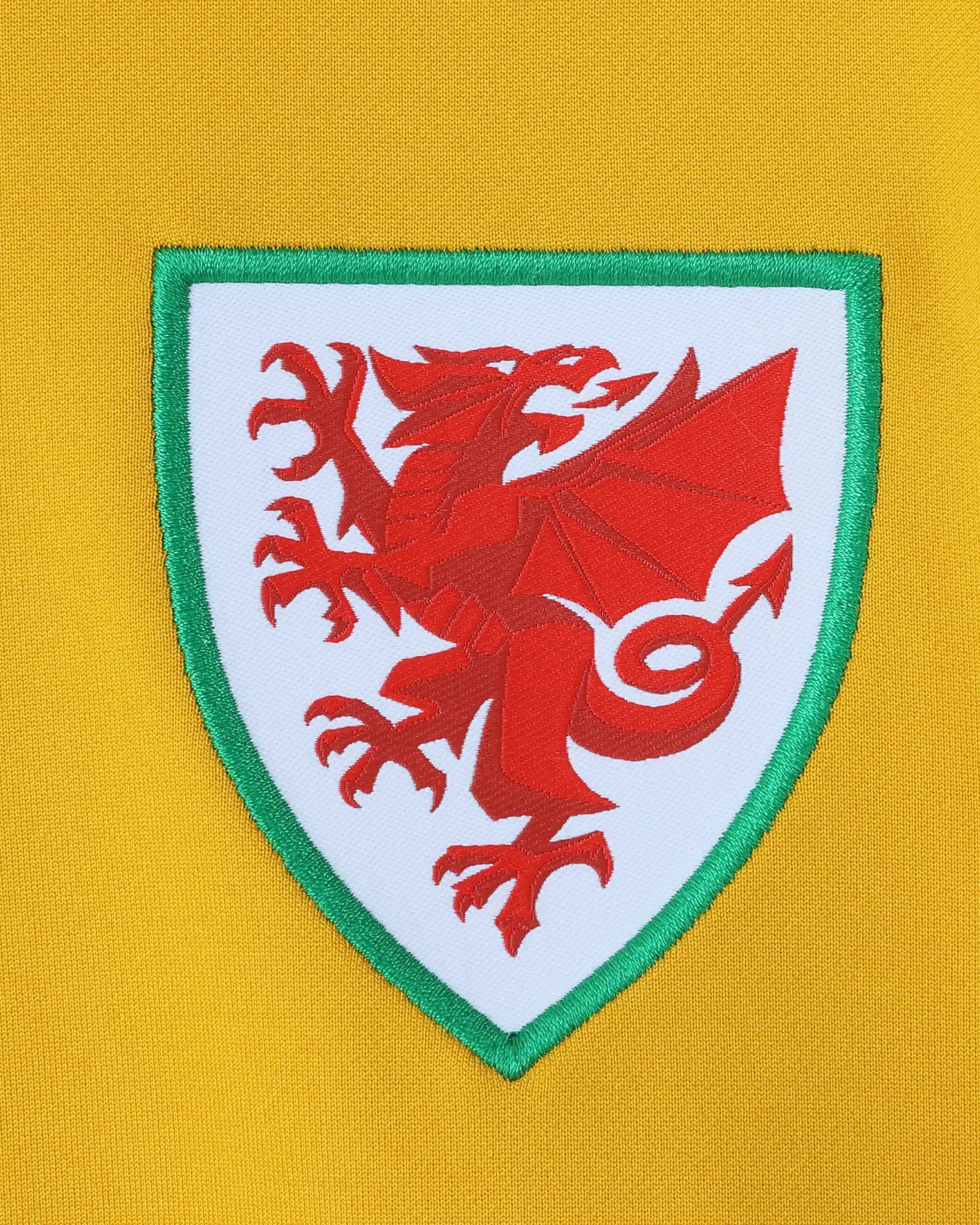 Wales Training SUDU 2026-27 felpa zip gialla uomo