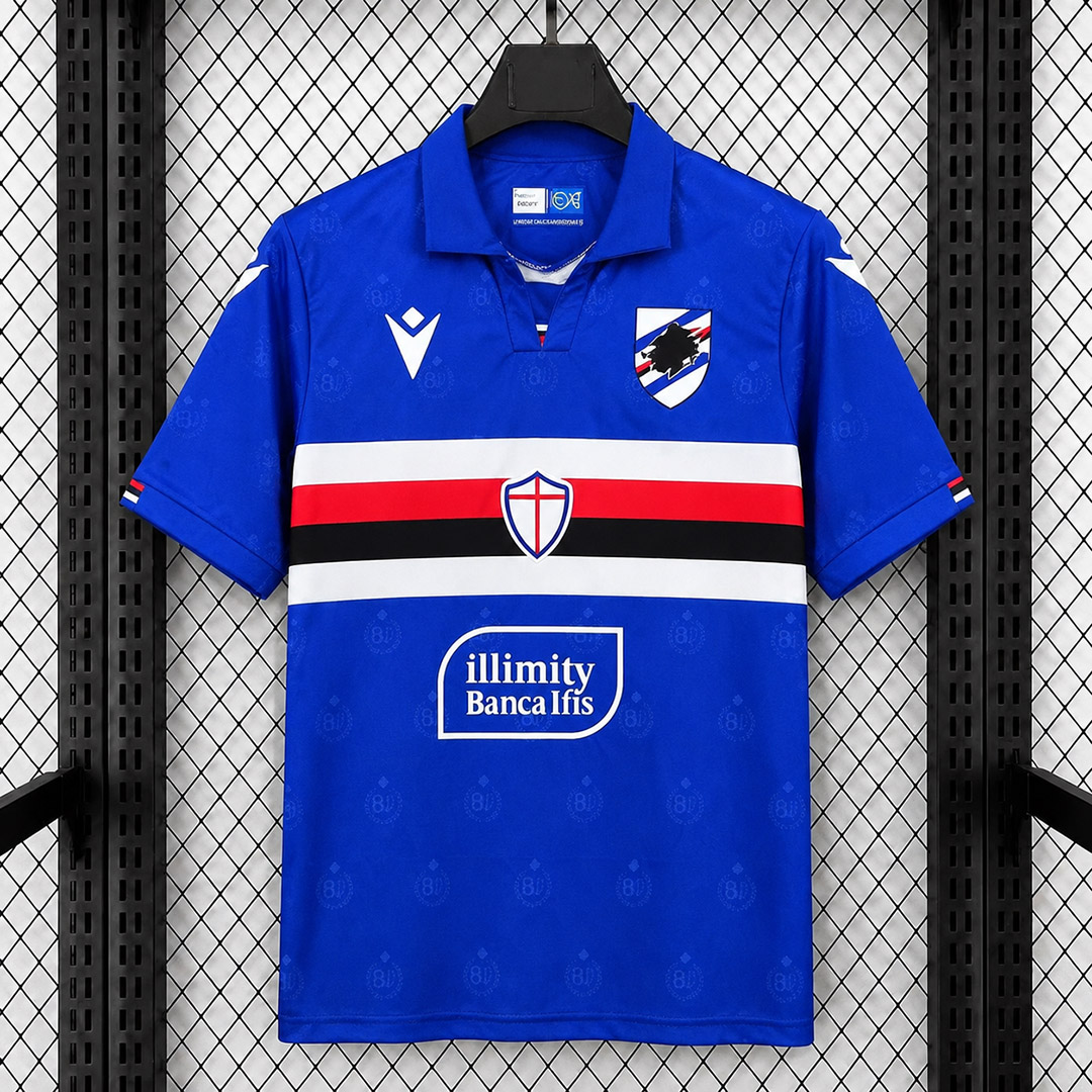 Sampdoria 2026/27 Home maglia blu versione Fan S-XXL