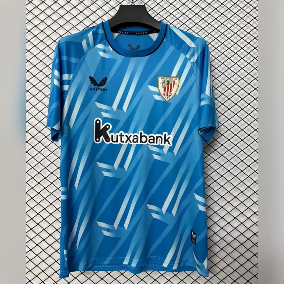Athletic Bilbao Third 2026/27 Maglia Azzurra Strisce