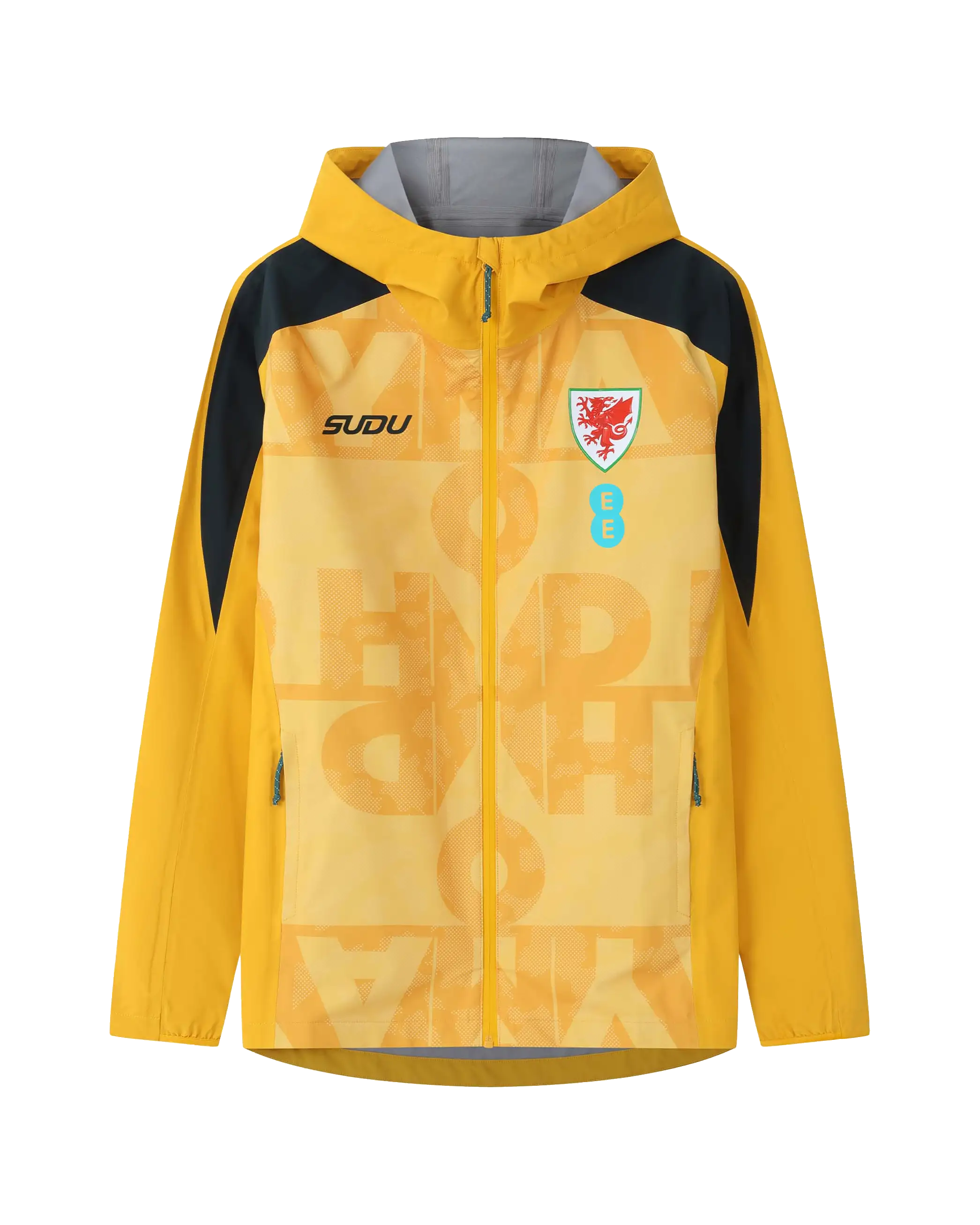 Wales SUDU Pre-Match 2026-27 giacca leggera uomo gialla