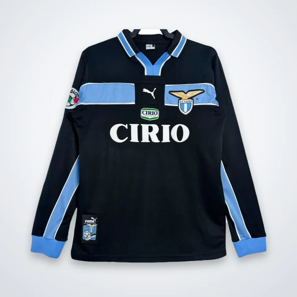 Tifoso Store Maglie da Calcio Lazio 1998/99 seconda maglia nera ML