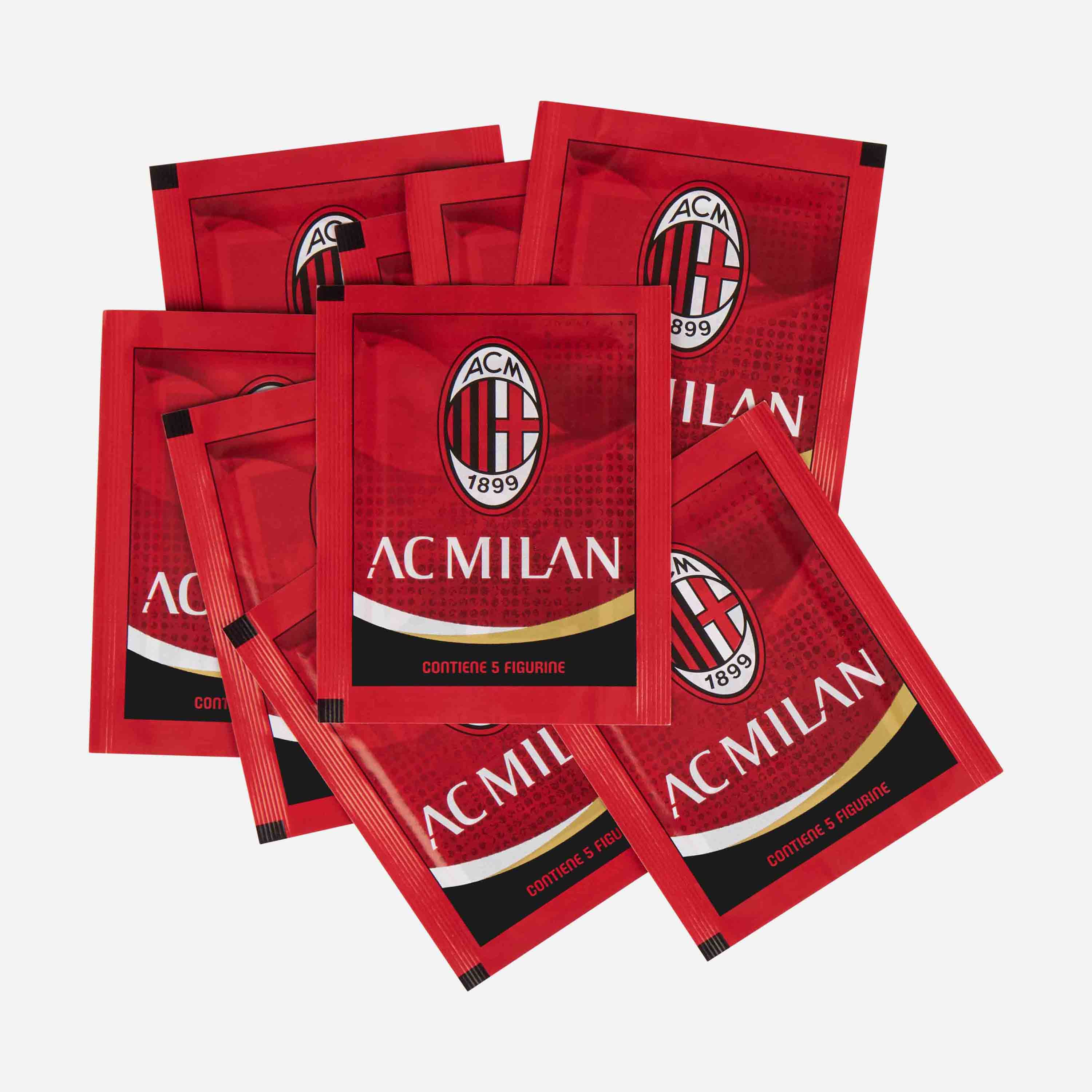 AC Milan Stickers Figurine Album Pacchetto 5 Pezzi