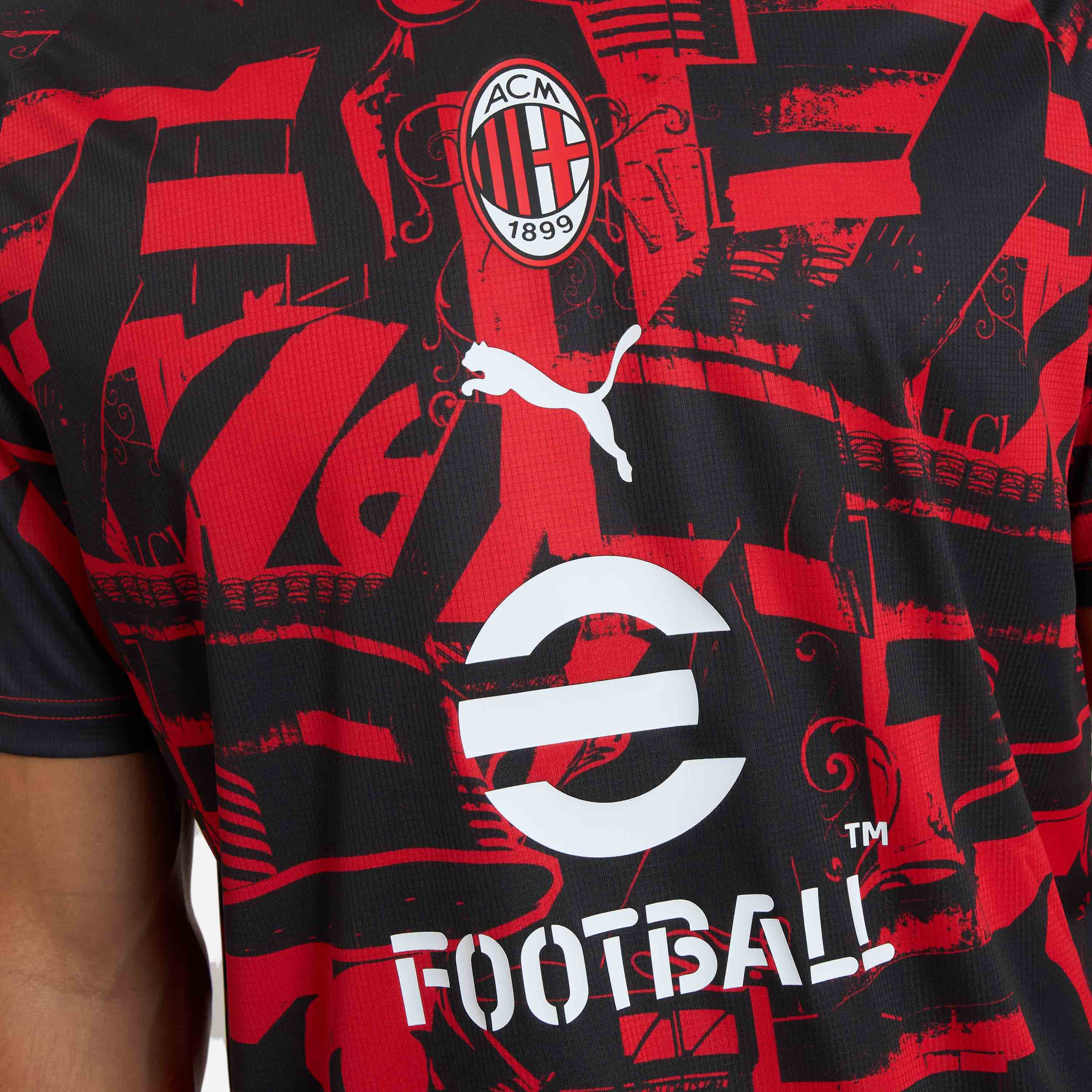AC Milan Prematch 2026/27 T-Shirt Uomo Rossonera DryCell