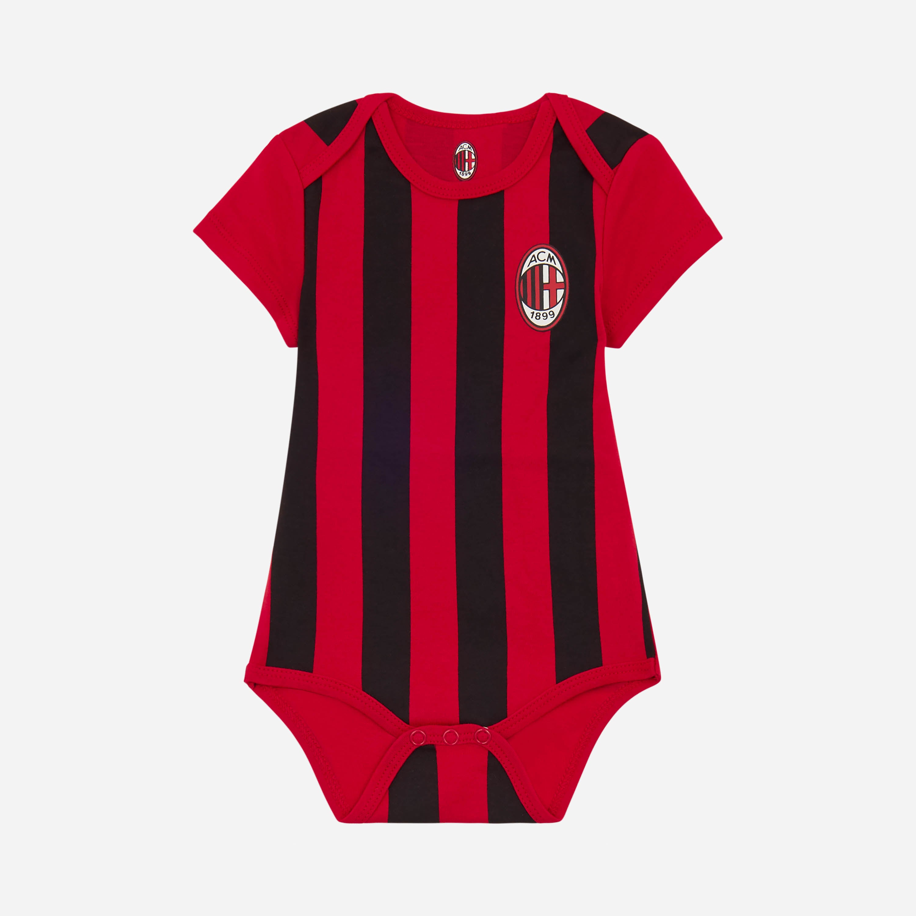AC Milan Red&Black body neonato rosso nero