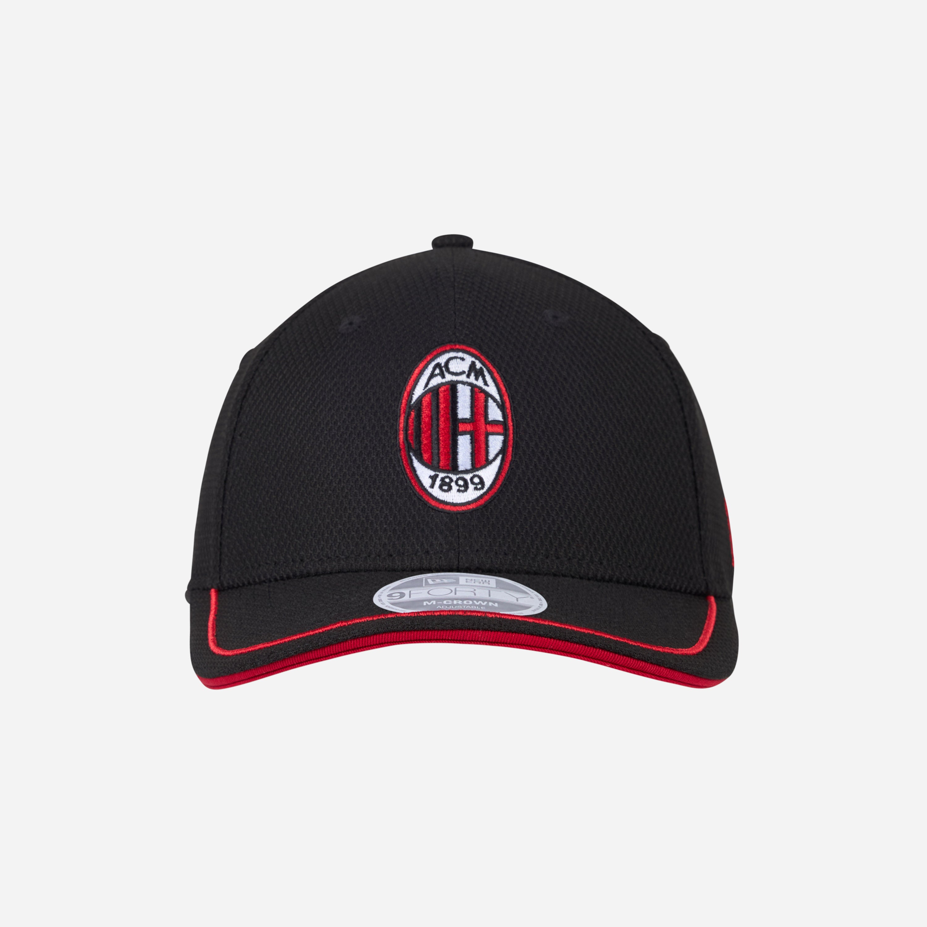 AC Milan New Era 9Forty cap nero con logo ricamato