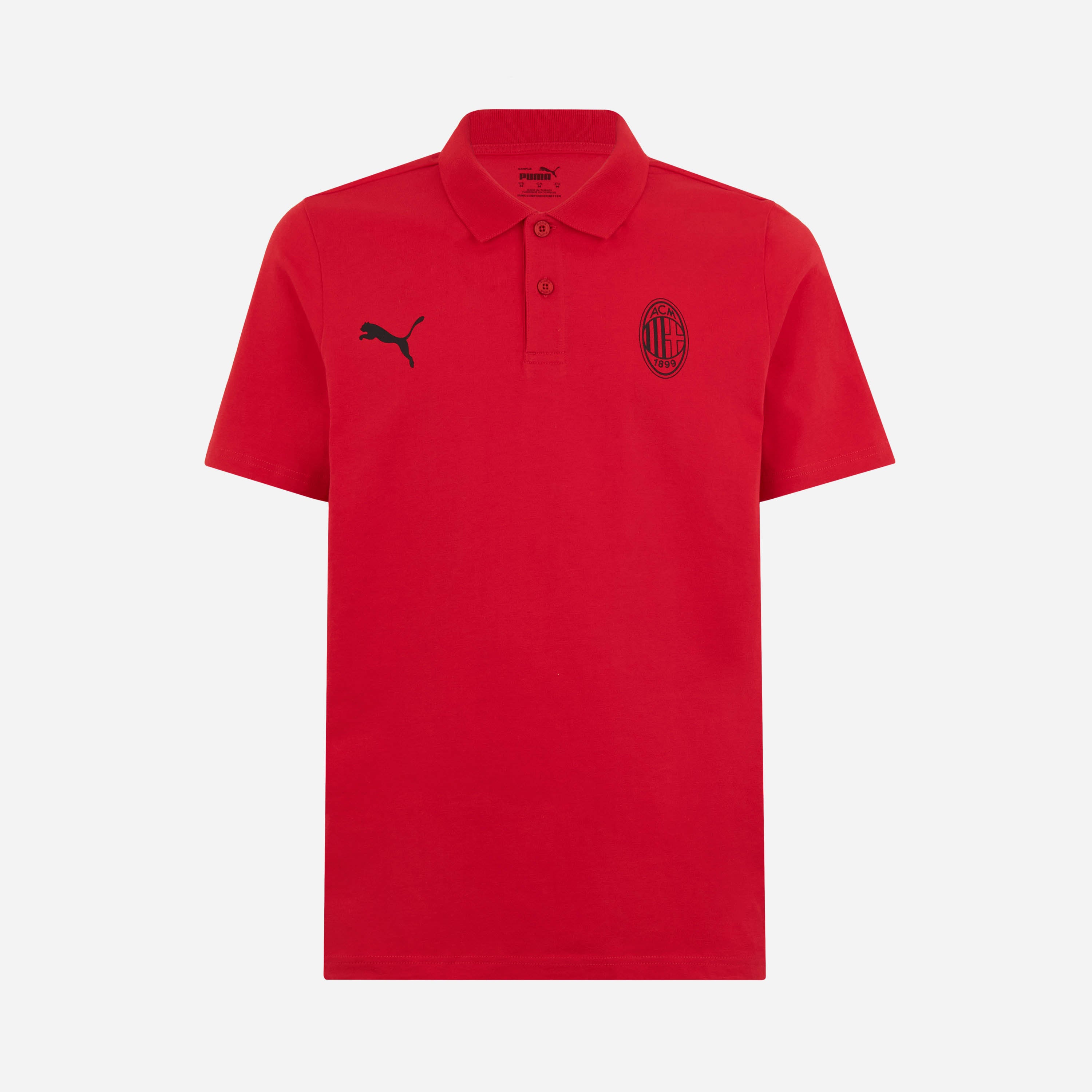 AC Milan Polo Milan Essential Collection polo rossa cotone