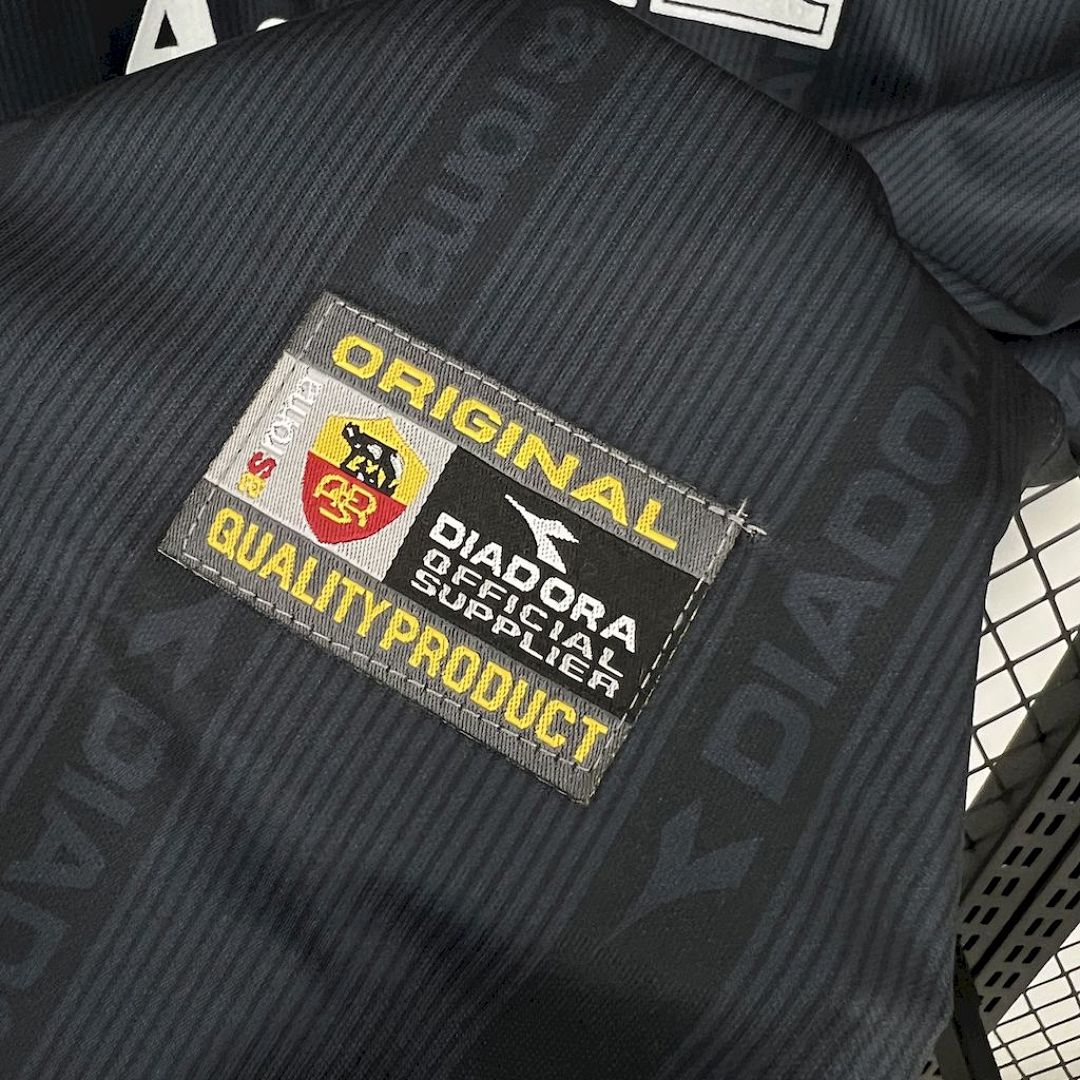 Roma Away 1999/00 maglia calcio retro giallorossa S-XXL