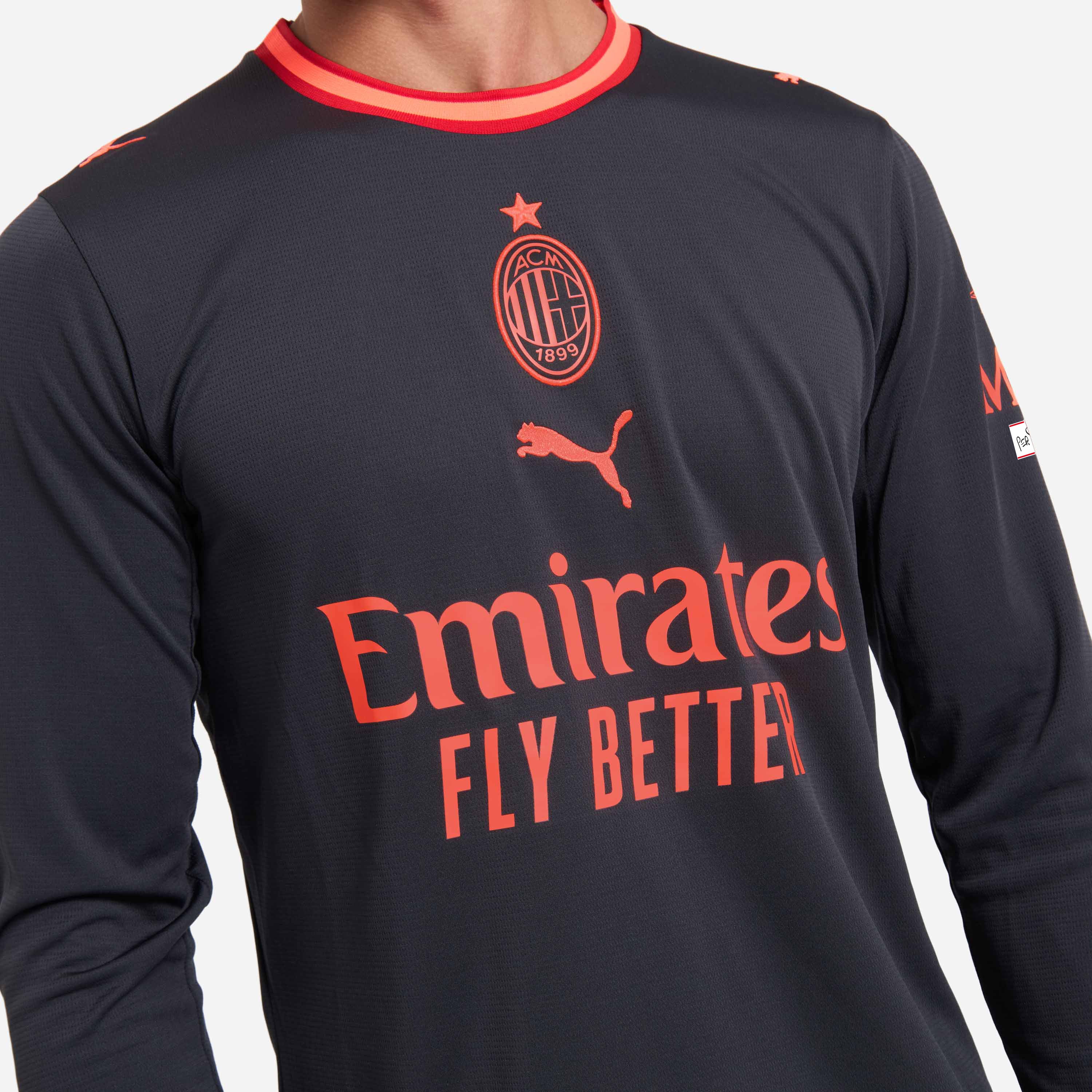 AC Milan Third 2026/27 maglia gara manica lunga uomo drycell