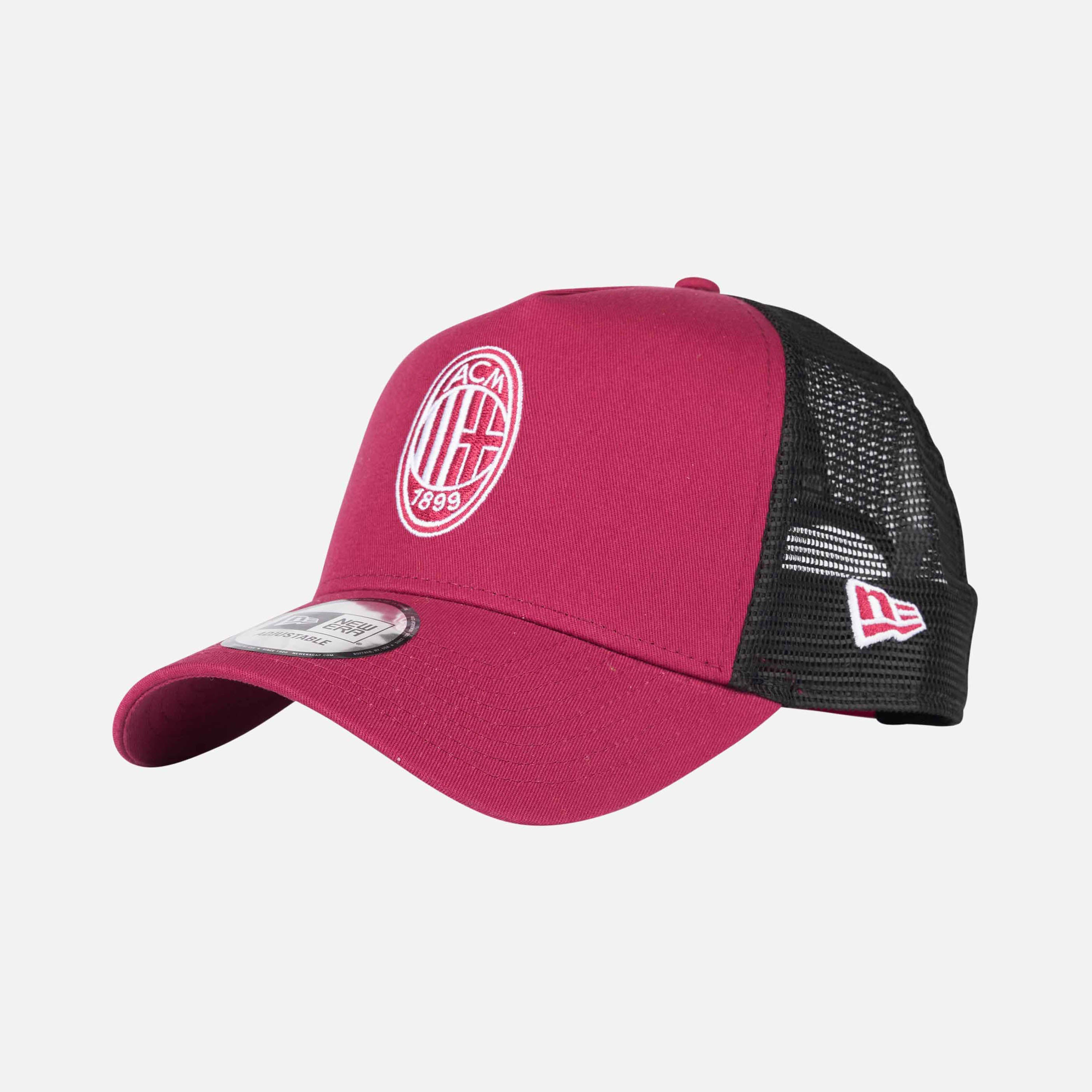 AC Milan New Era Trucker Cappello Fucsia One Size Rete