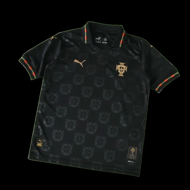 Tifoso Store Portogallo Nera Mondiali 2026 maglia nera oro