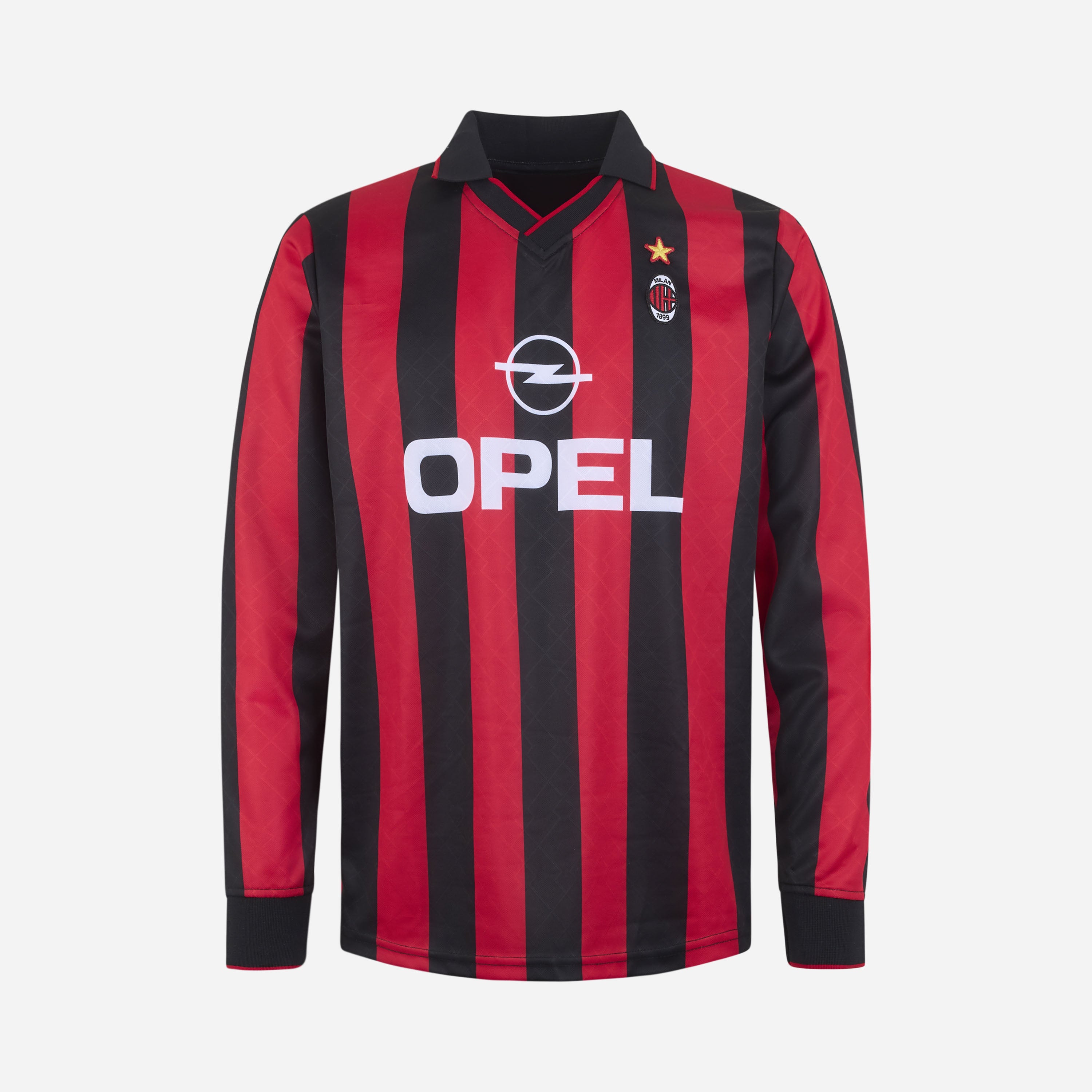 AC Milan 1995/96 maglia retro uomo L manica lunga