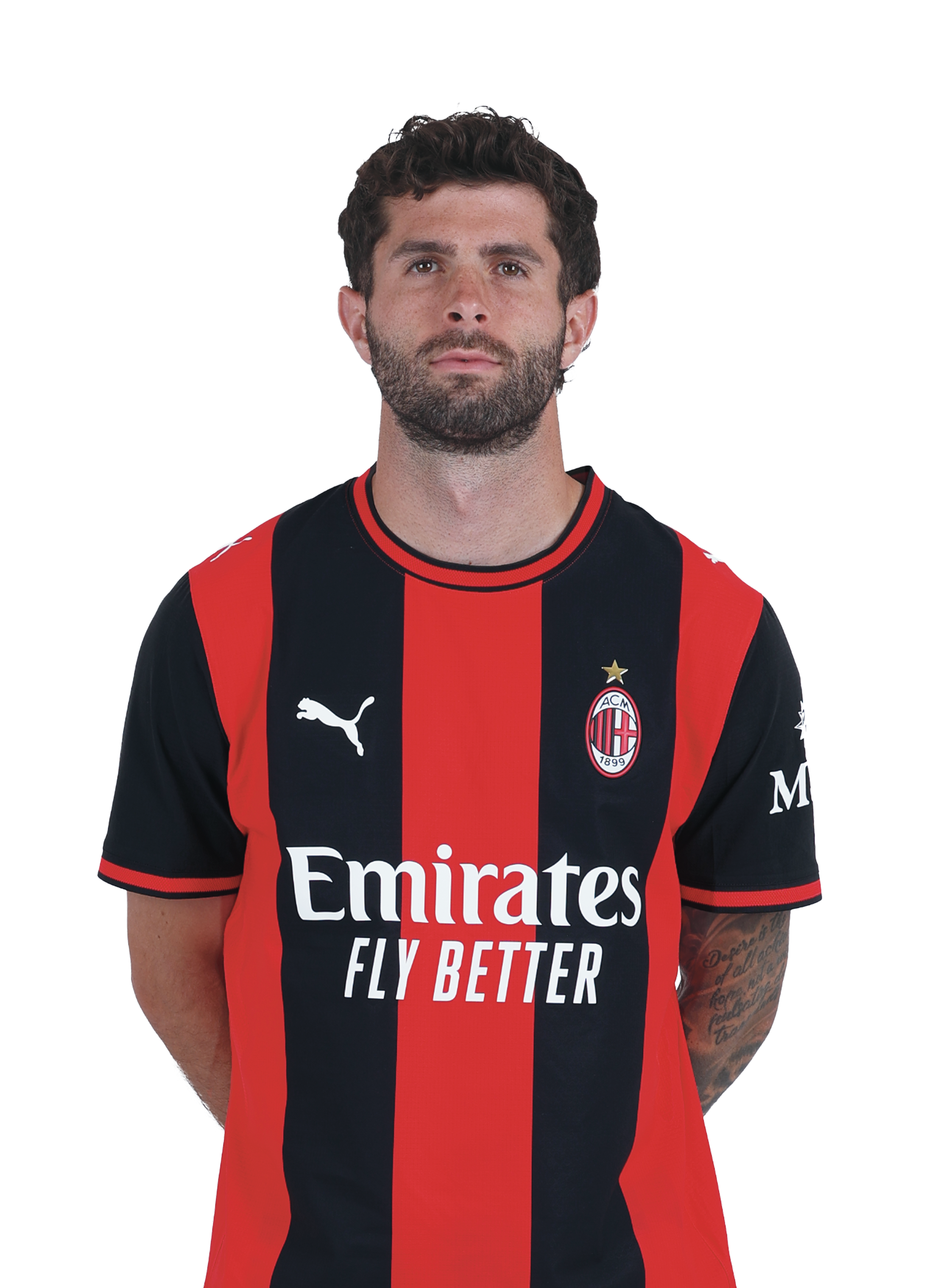 AC Milan Home Authentic 2023/24 Maglia Pulisic 11 Uomo