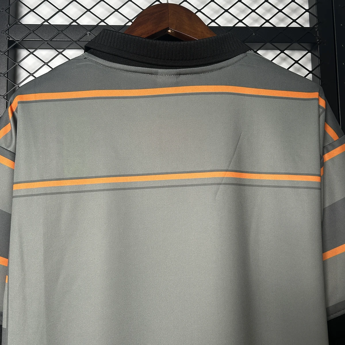 Valencia Terza 1999/00 maglia calcio retro a righe grigie
