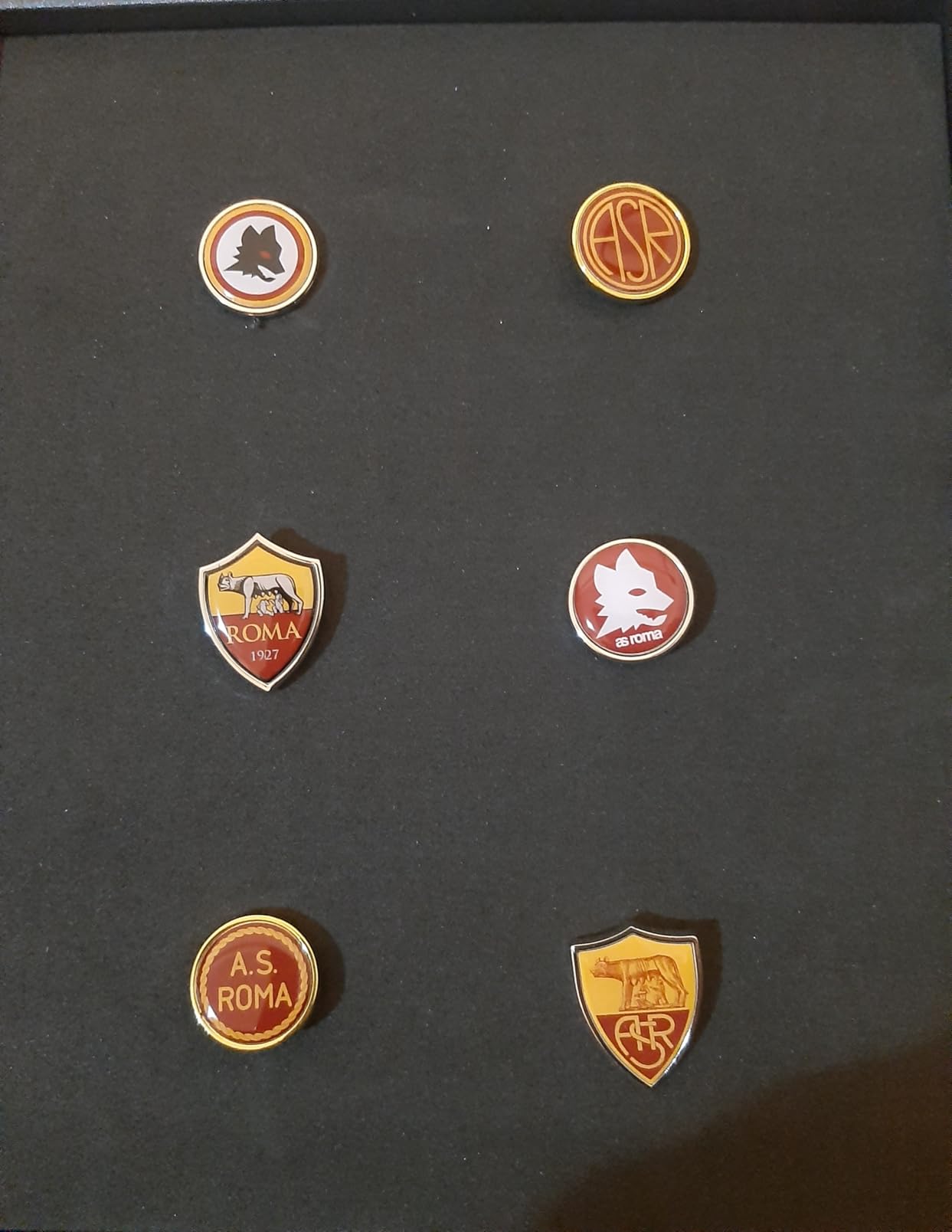 AS Roma set 6 spille logo da collezione