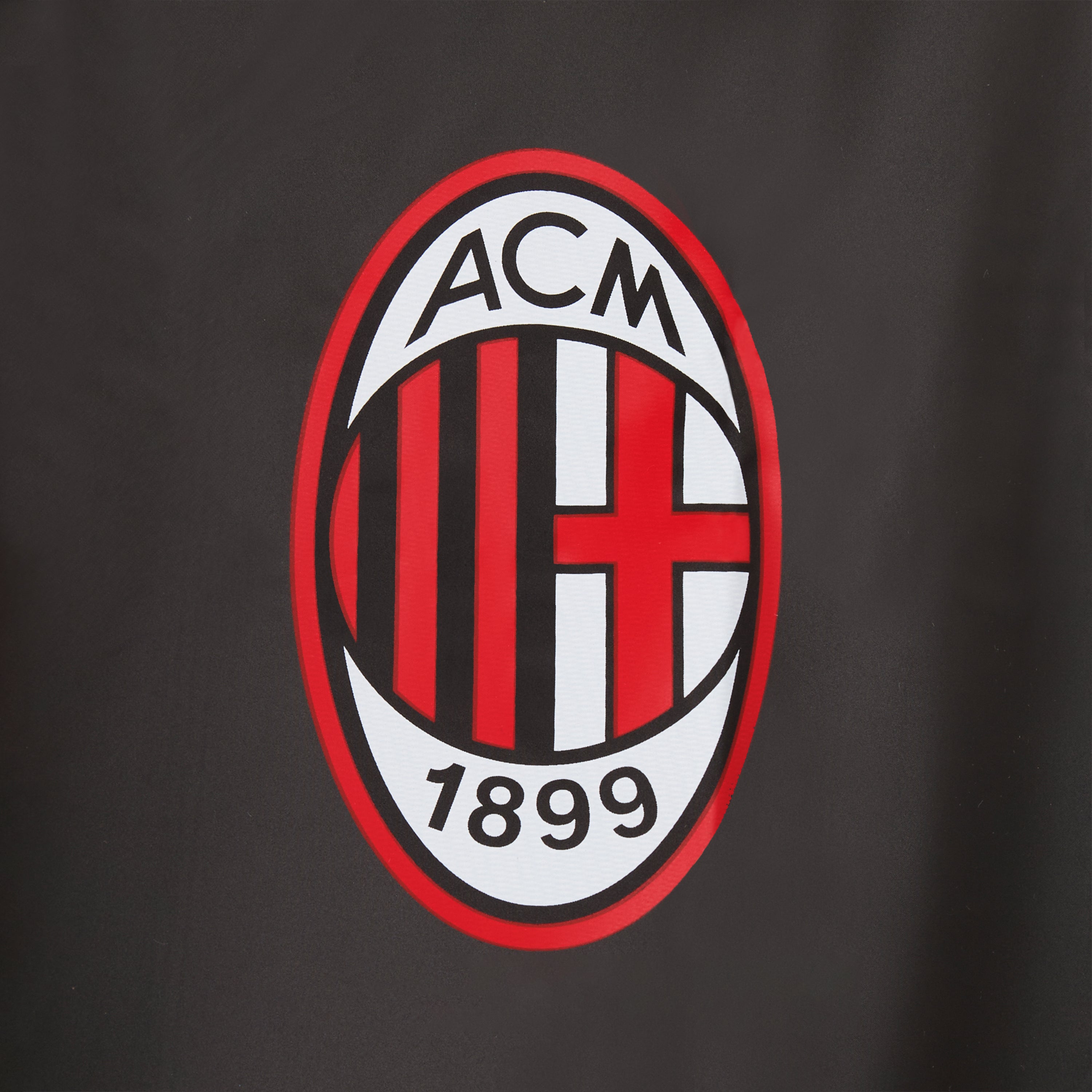AC Milan Kids Rain Poncho mantella pioggia nero impermeabile
