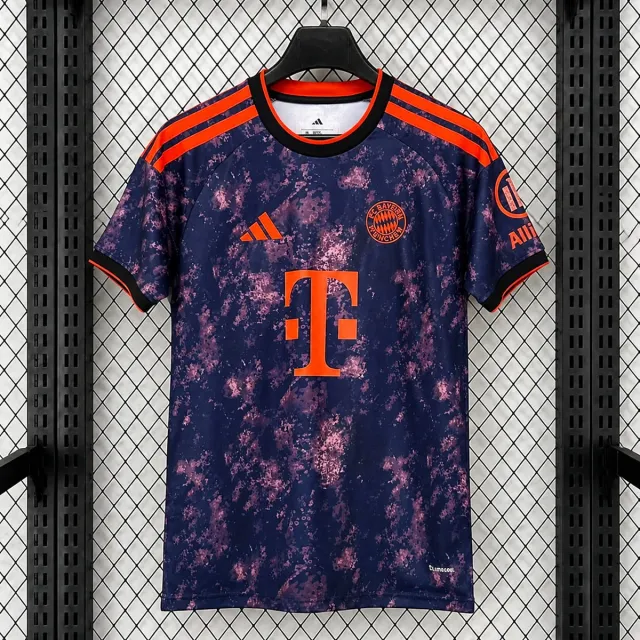 Tifoso Store Maglie da Calcio Maglia Bayern Special 2026/27 blu notte marmo
