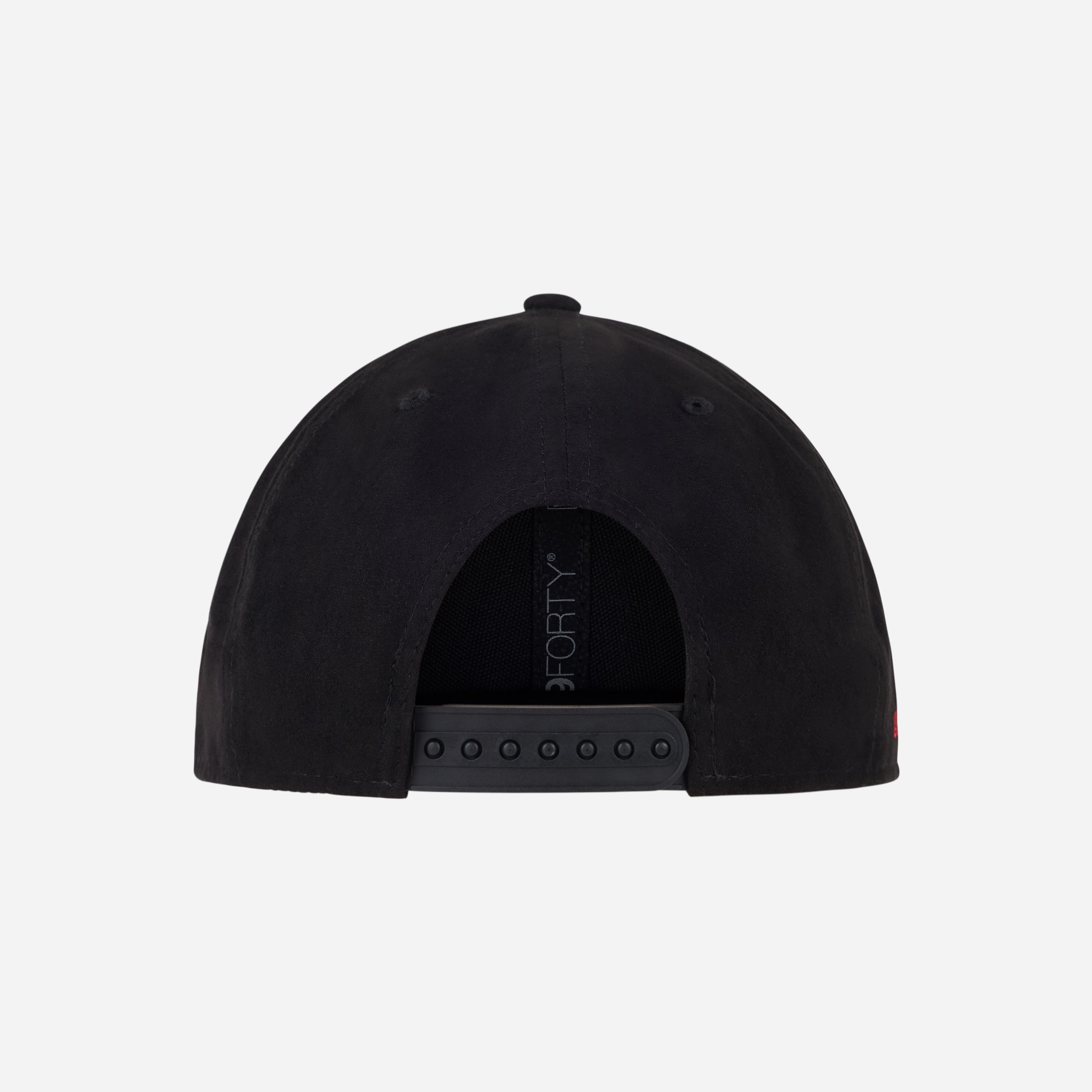 AC Milan New Era 9Forty cappello nero uomo scamosciato