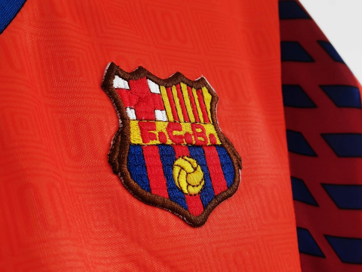 Tifoso Store Maglie da Calcio Barcellona 1991/92 seconda maglia corallo