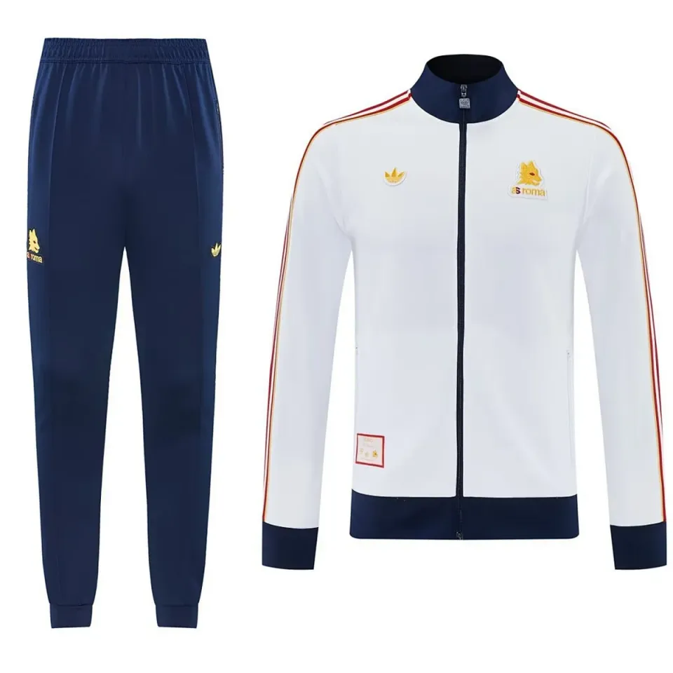 Tifoso Store Tute Sportive Roma 2025/26 tuta bianca navy