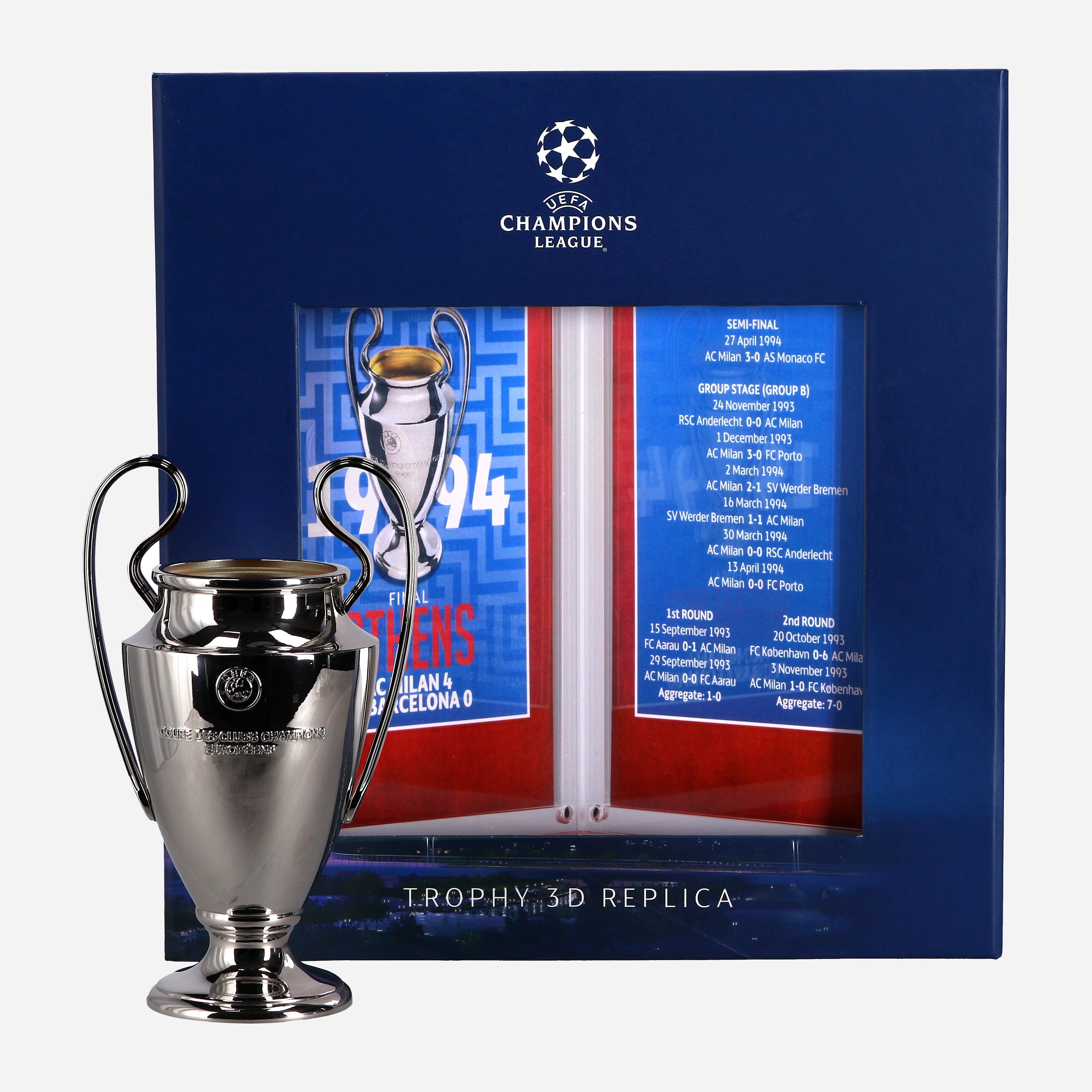 AC Milan Souvenir Le Livre Ouvert Locandina 150mm 1994